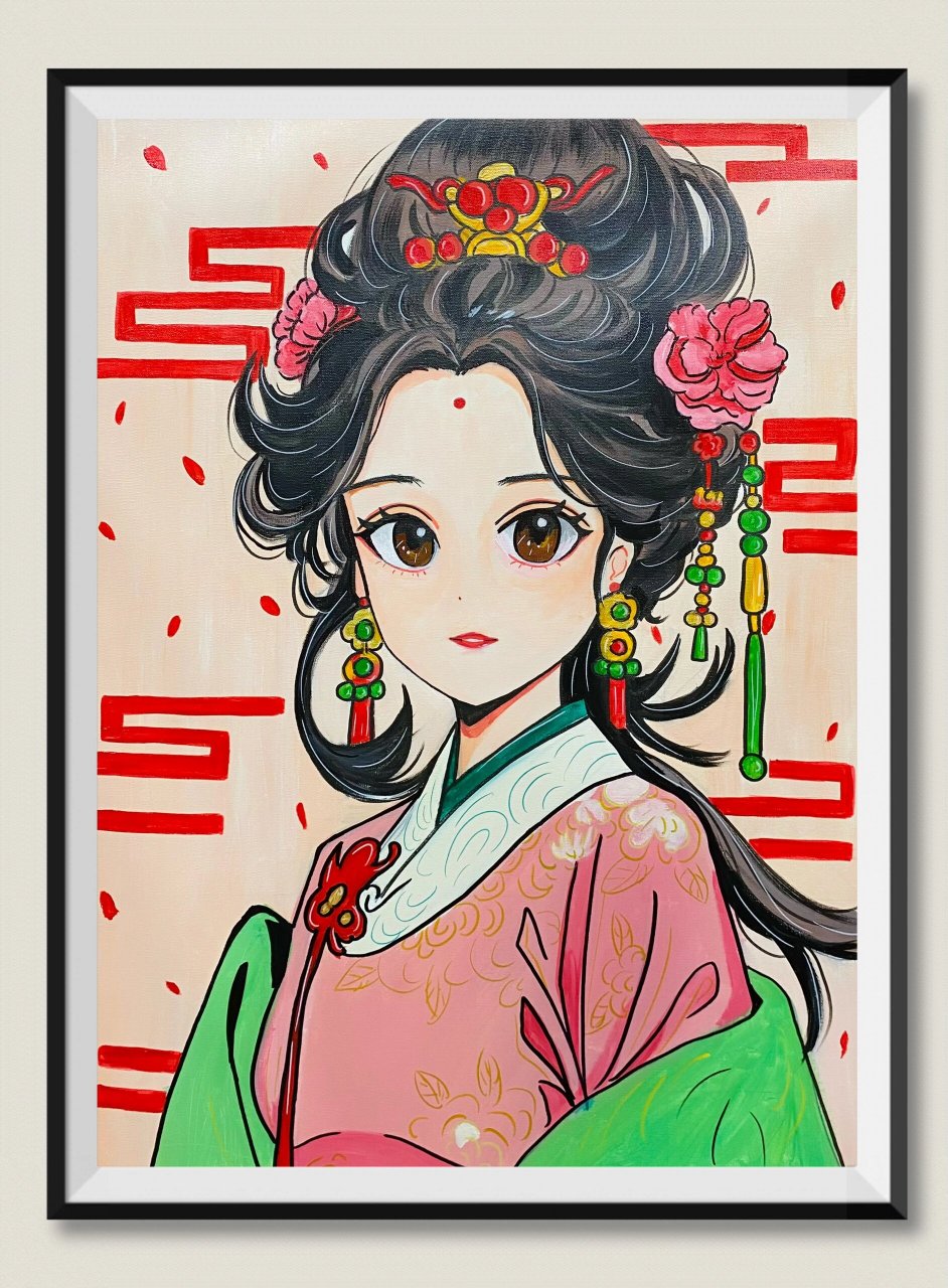 古风动漫画 丙烯古风动漫画