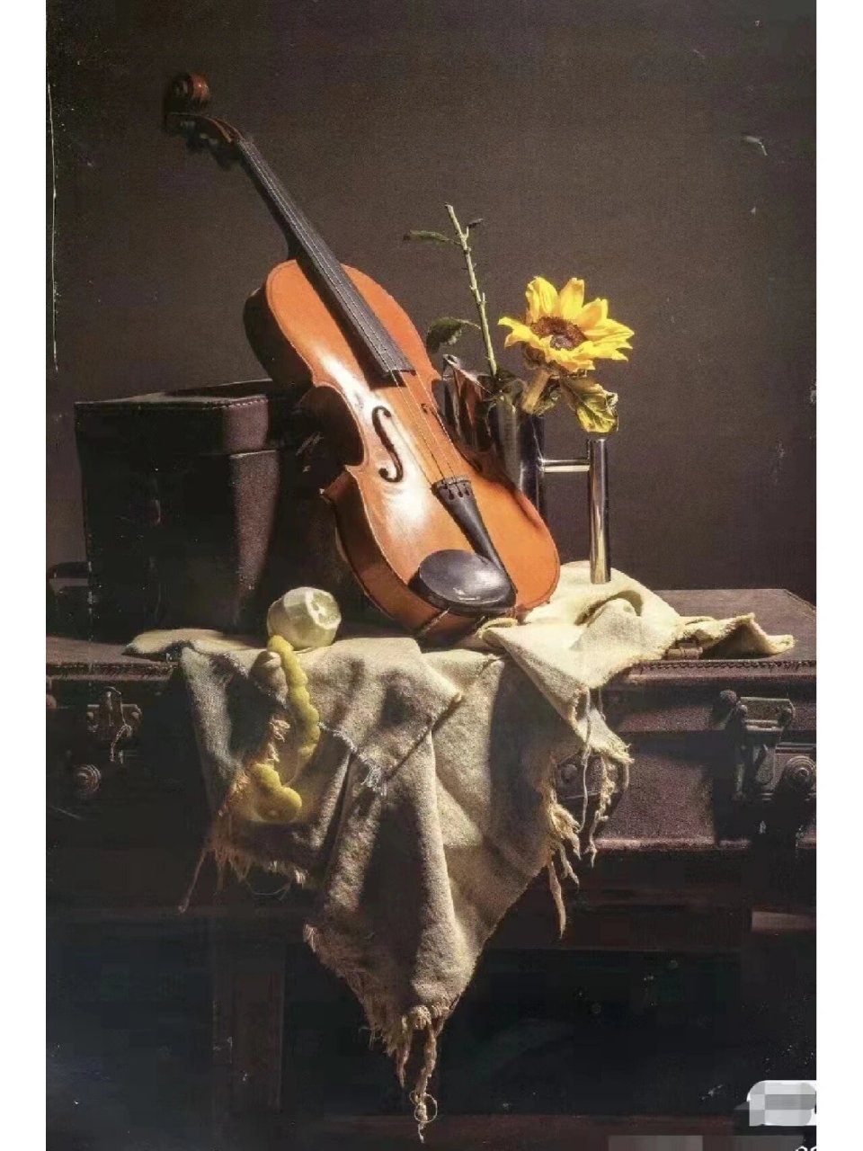静物小提琴组合 #零基础素描# #美术生# #美术生# #素描# #美术生的