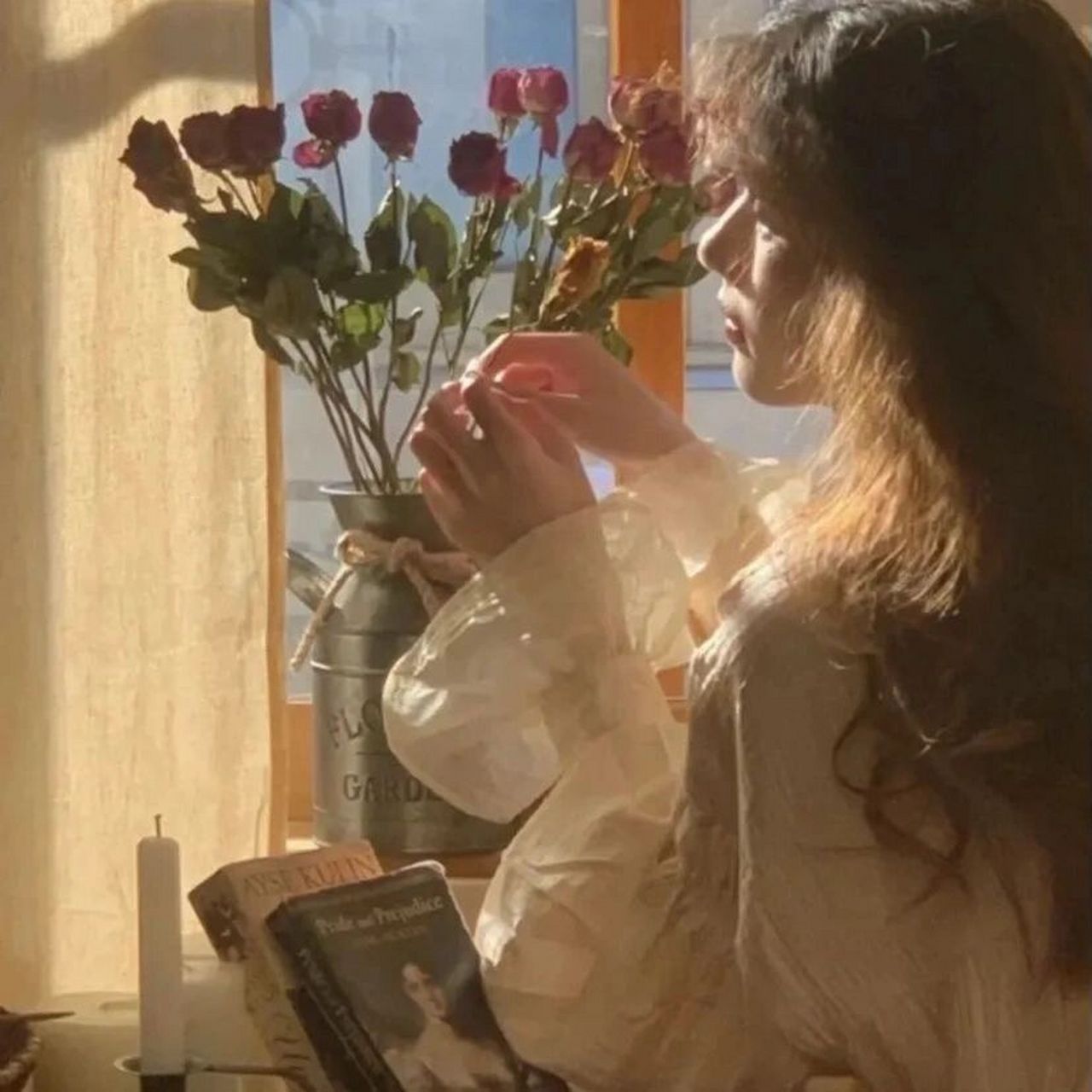 96氛围感女头像 温柔头像 94壁纸 头像 背景图我喜欢的都会分享