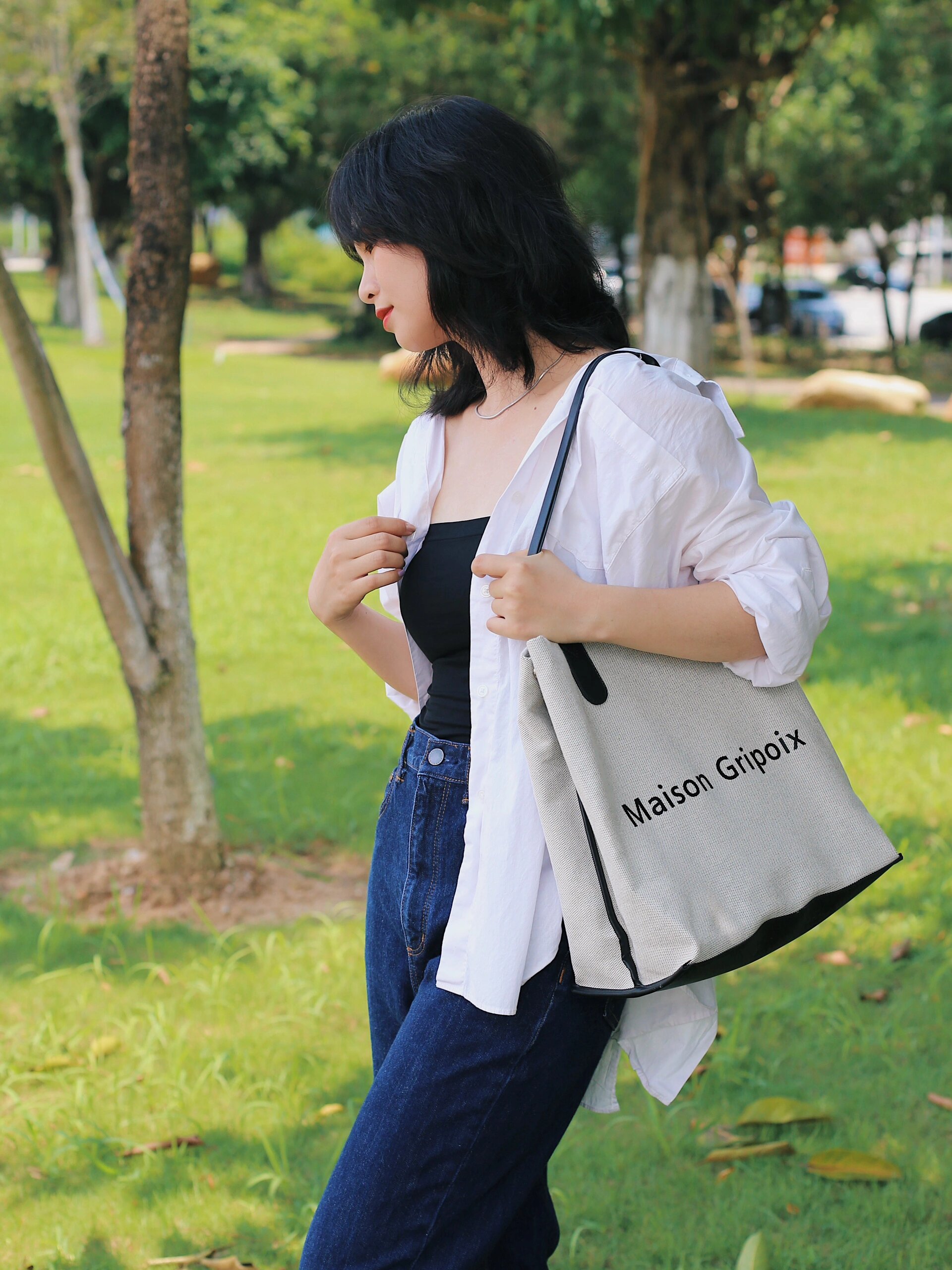 ootd|帆布托特包 拿捏随意休闲感穿搭