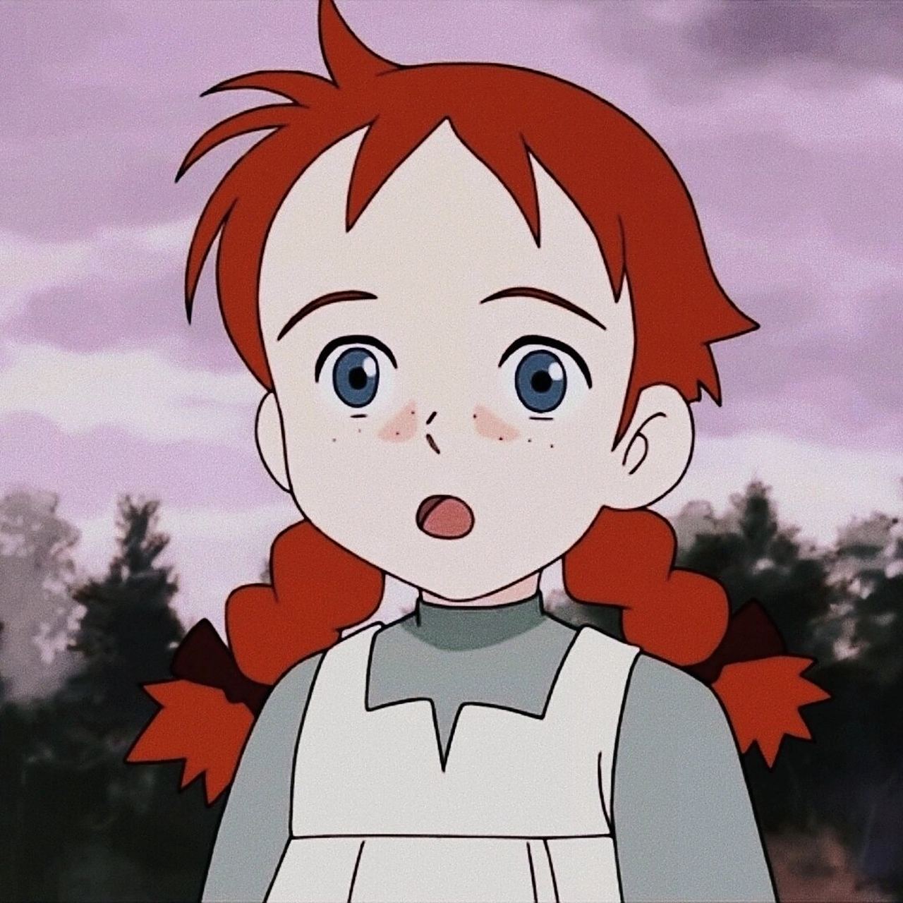 「可爱女孩头像」小安妮 02截自《你好安妮》 喜欢可自截拿图︱请勿