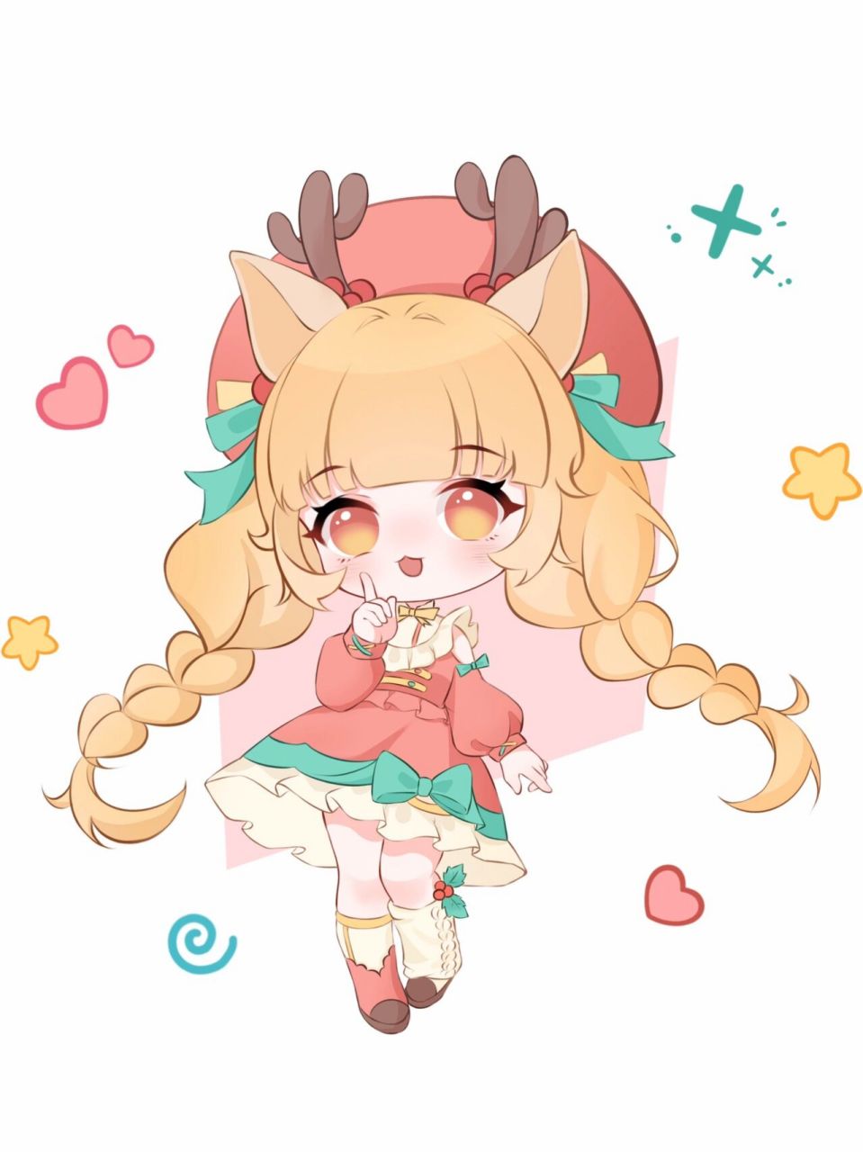 q版可爱人物 | 打卡1 大鹅大丸老师的团练作业打卡