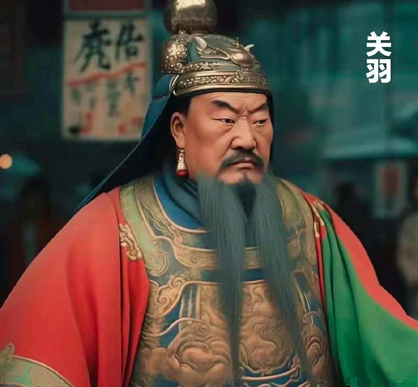 ai复原的关二爷  不论是图像还是视频,ai能够将其修复得栩栩如生,最