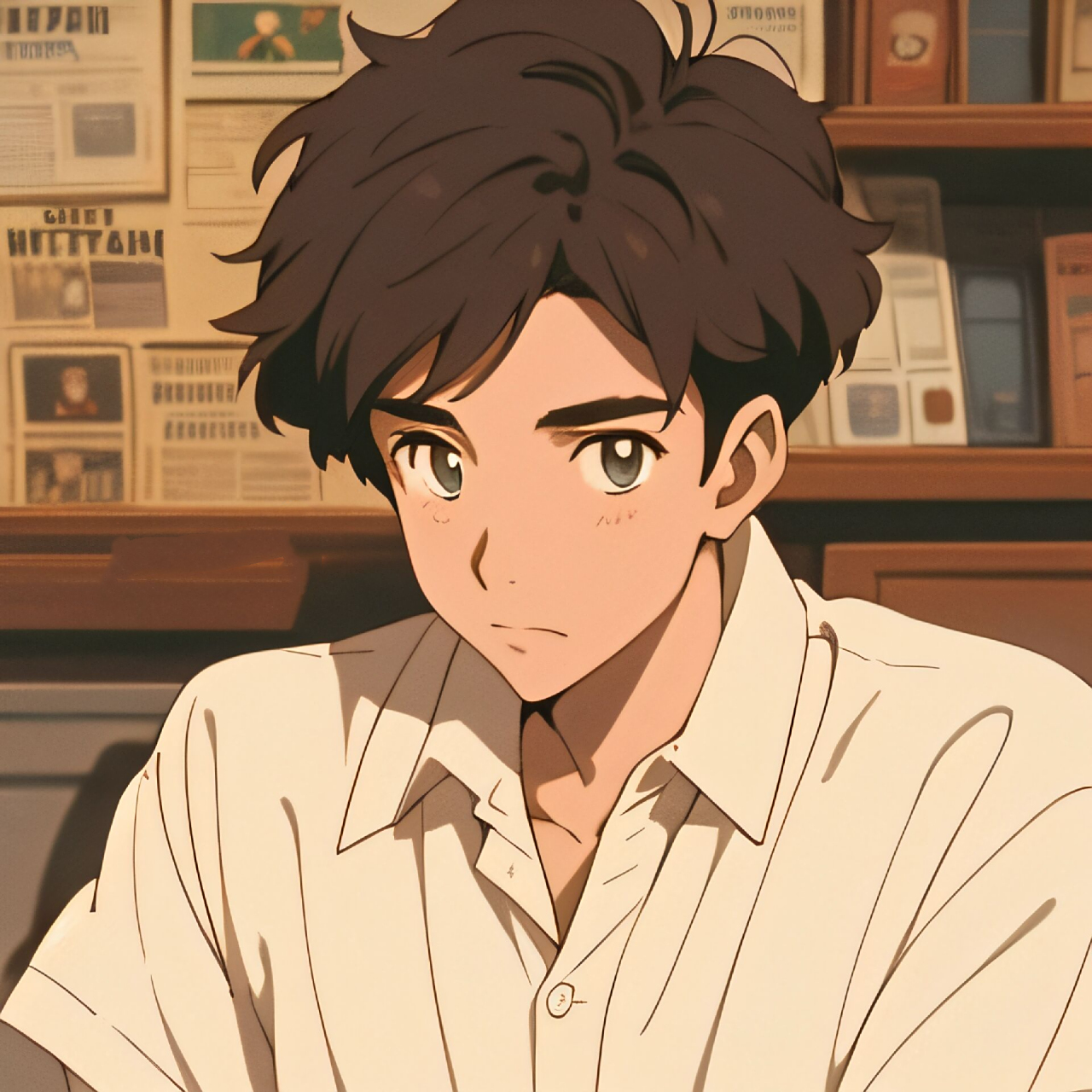 旧漫男生头像|温柔害羞男孩混搭 混搭一组温柔害羞男头.