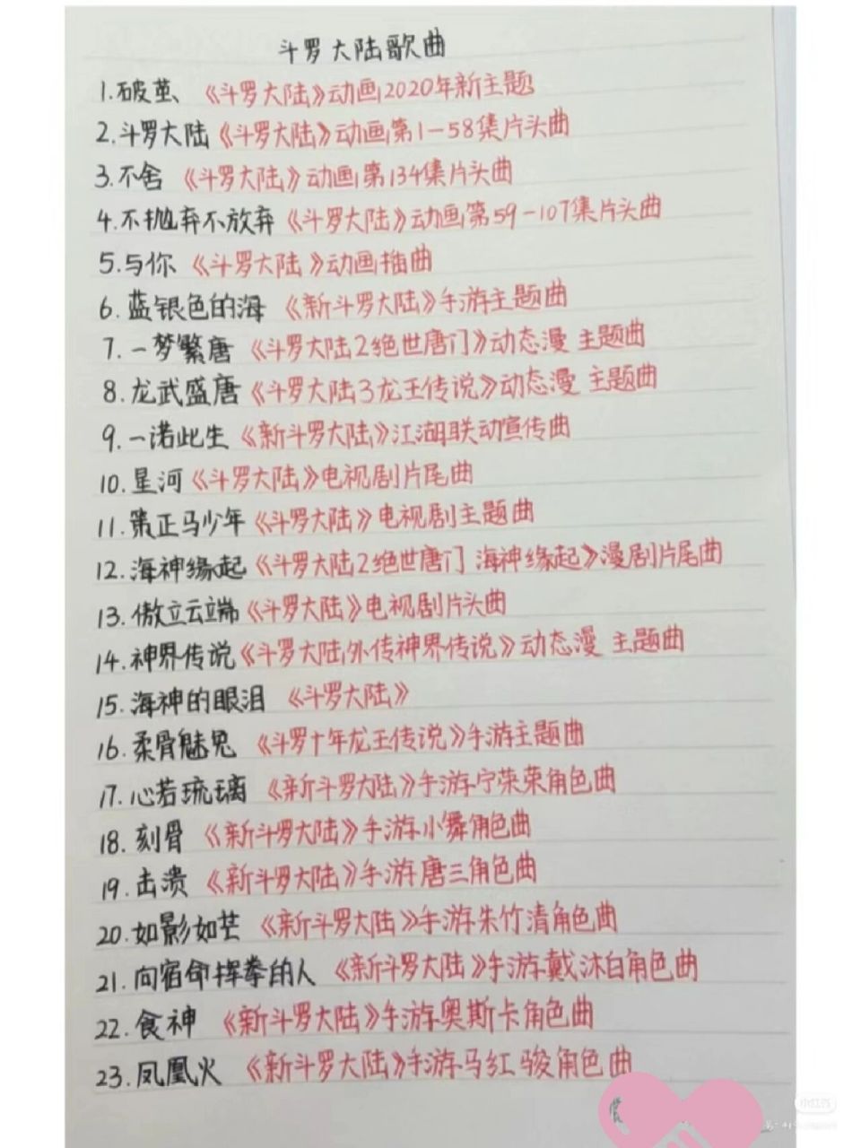 斗罗大陆歌曲,你听过几首?