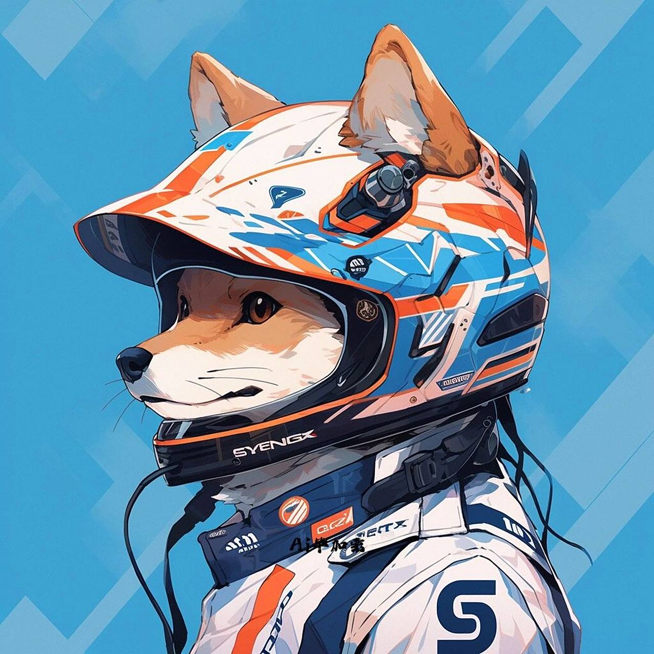 速度与激情9415帅帅赛车柴犬头像 941594159415跑得