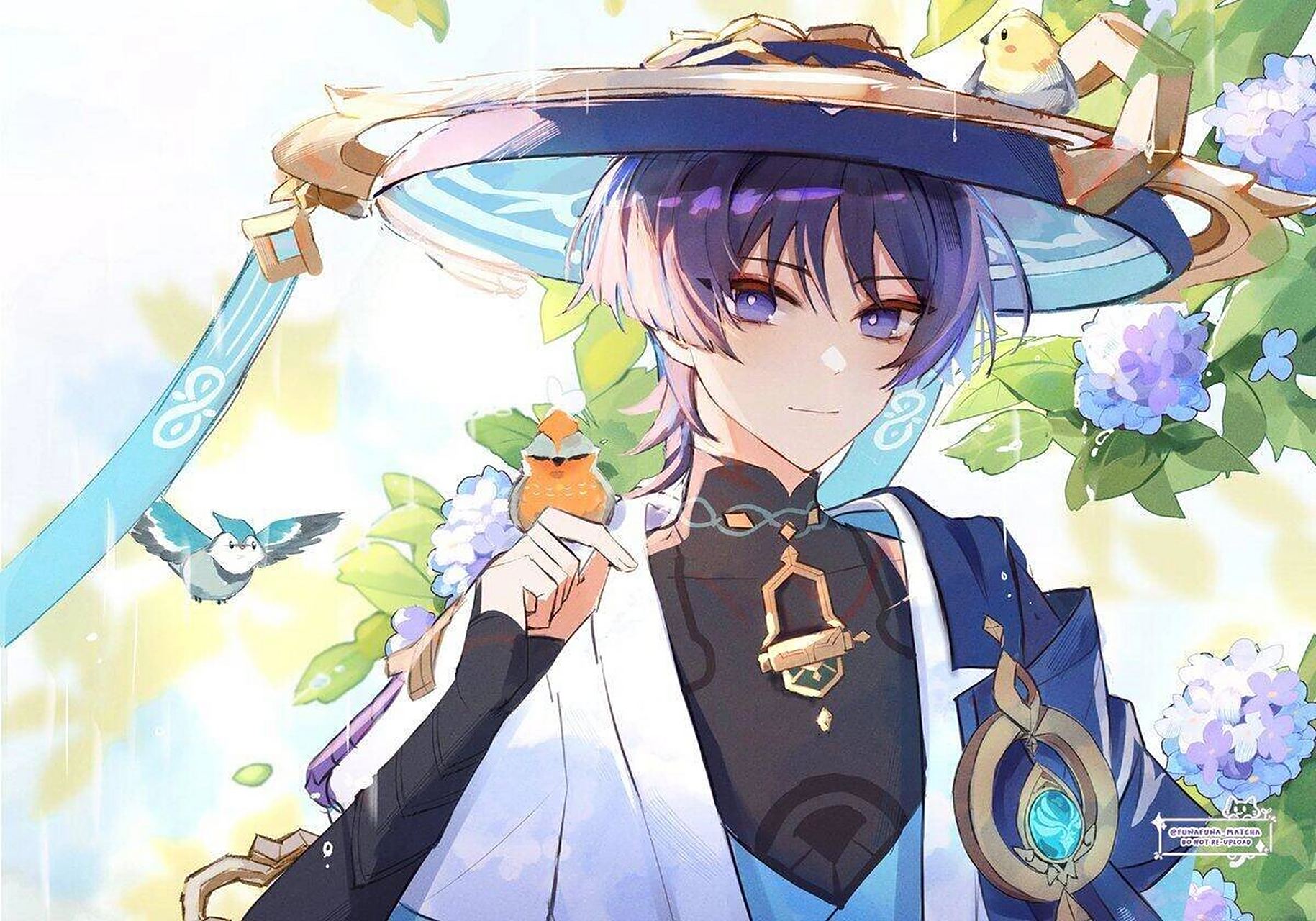 超帅的散兵壁纸合集更新99又帅又酷又可爱 来自x,kamiiart_等