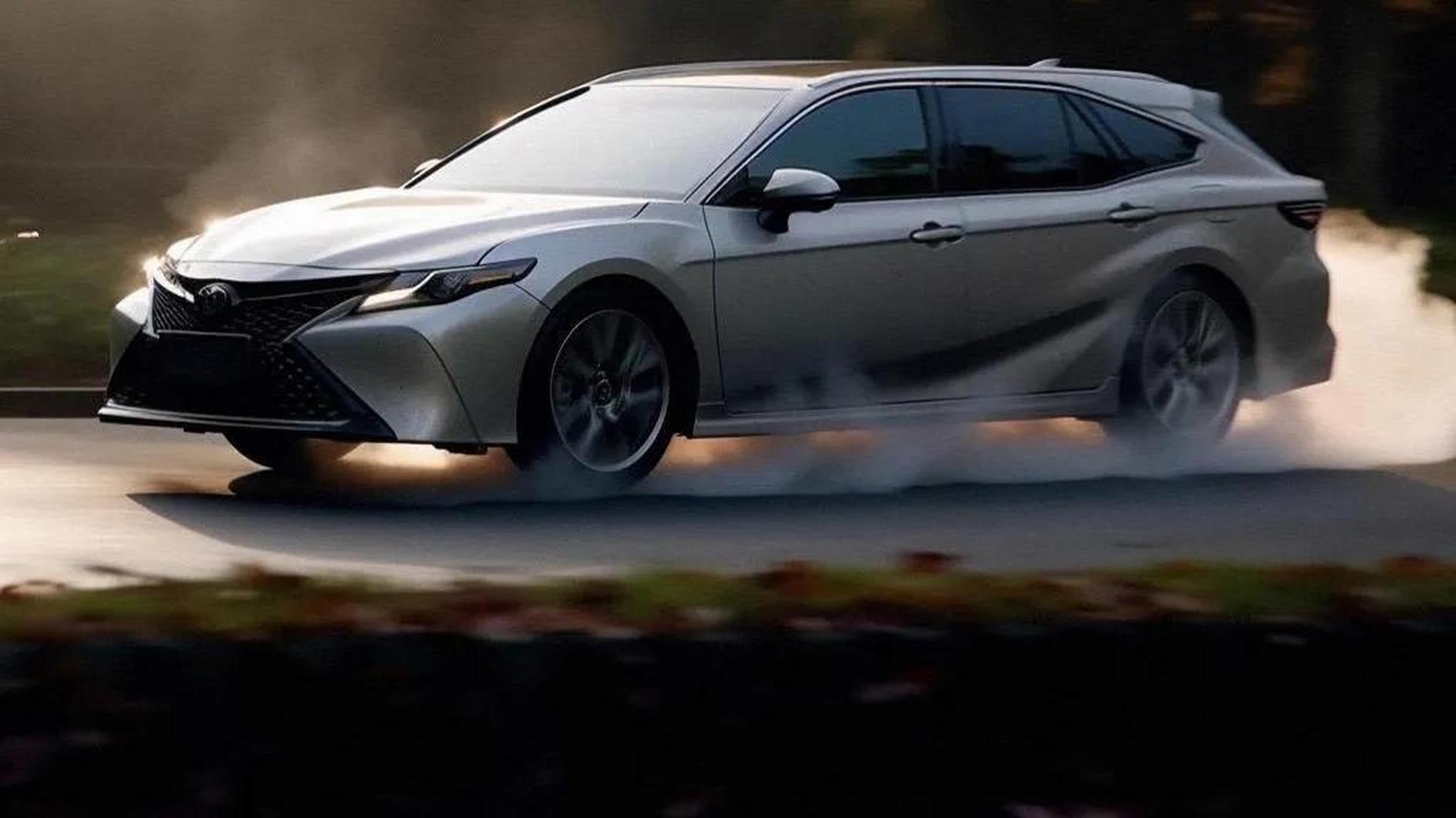 全新丰田凯美瑞旅行车预览图!这是把塞纳压扁了的凯美瑞吗?