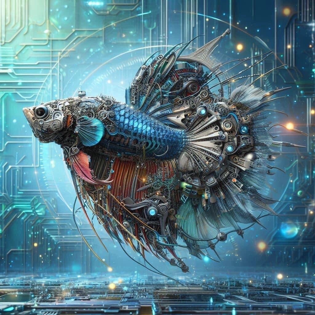 炒鸡美丽的泰国斗鱼适合做头像的照片