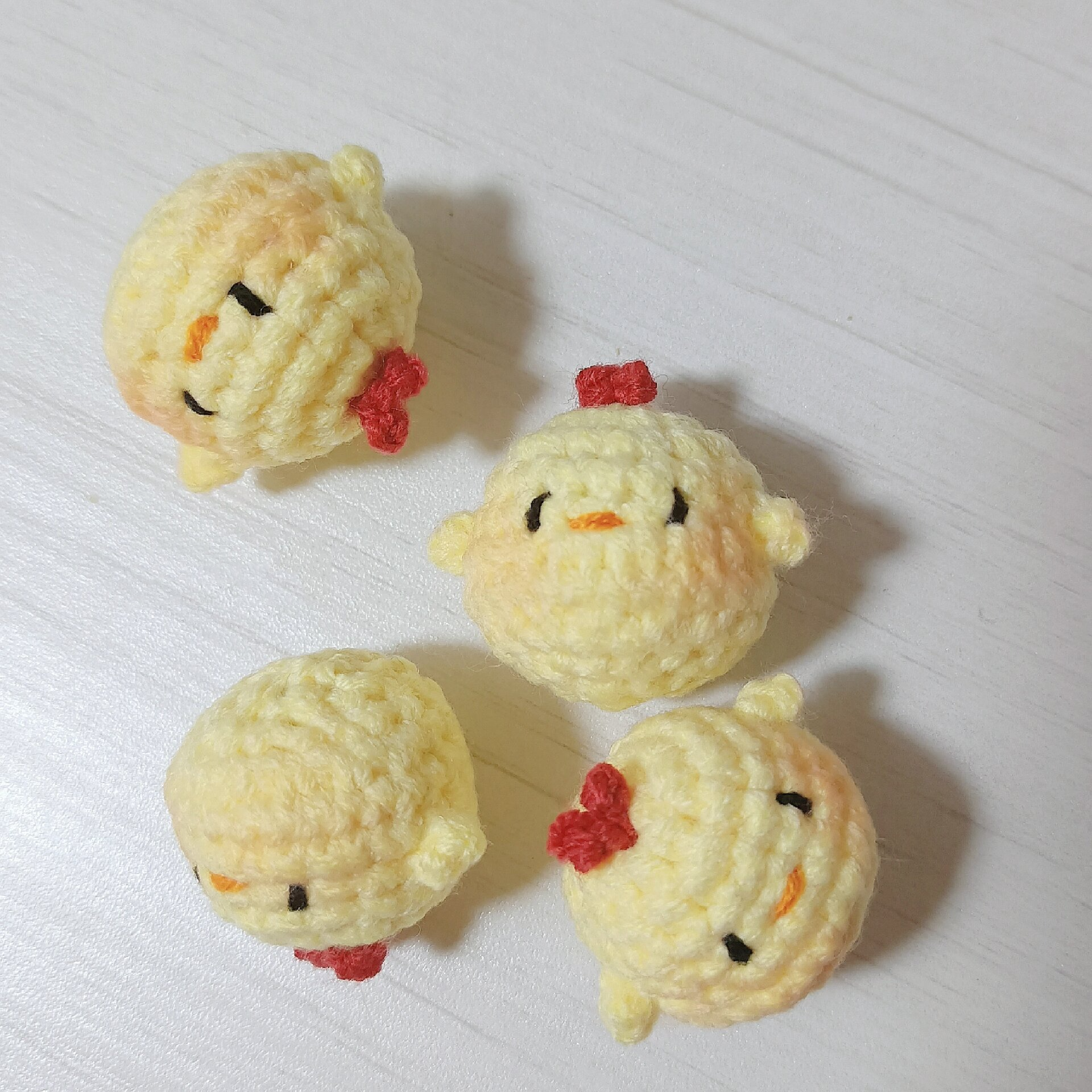 钩织|超迷你小鸡仔99(附图解