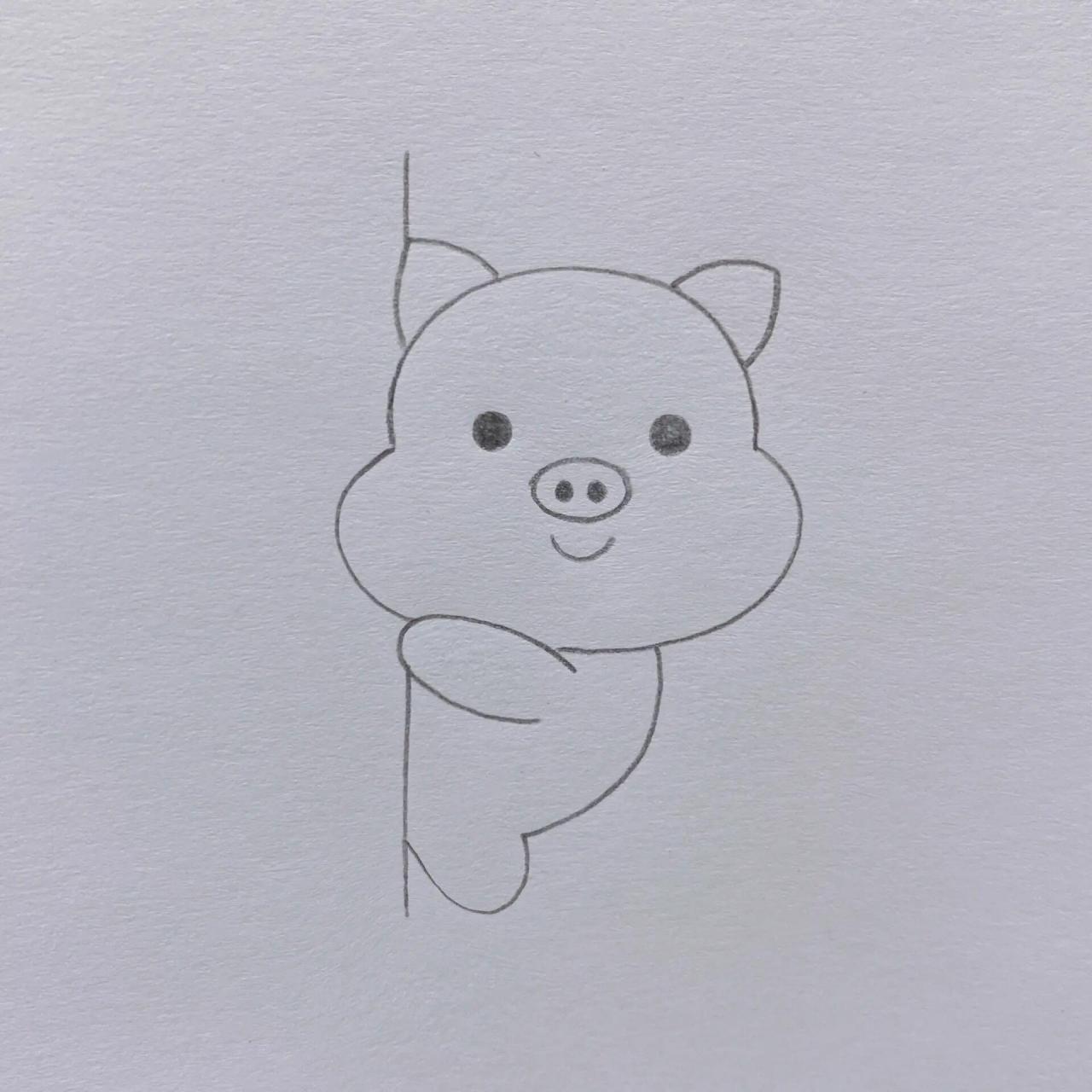 哈哈,各位小伙伴们,今天我要带大家一起来画个超级可爱的猪头图片!