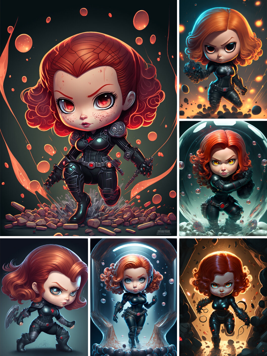 漫威的萌萌的黑寡妇           没有人能熬过的女人 喜欢的扣一,不