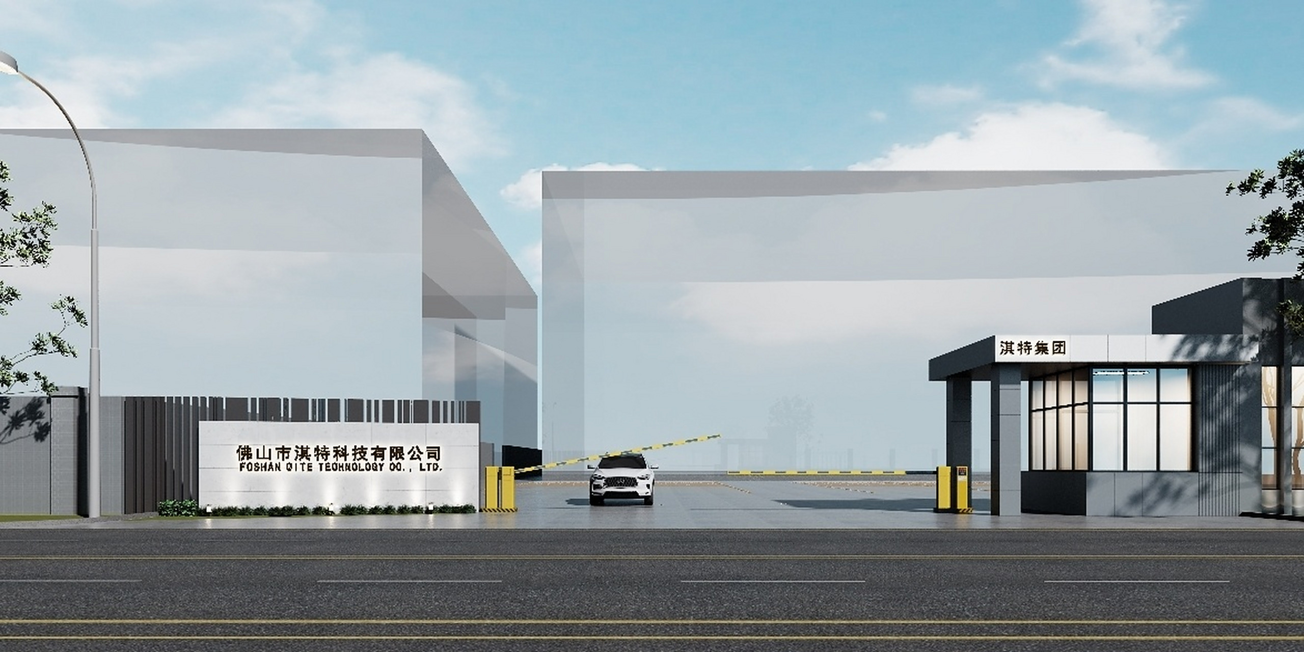 工厂大门效果图分享 单张效果图分享