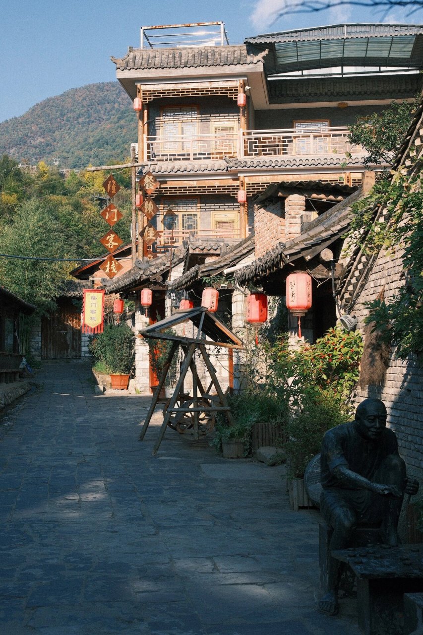 留坝老街 留侯古镇 留坝老街和留侯古镇面积都很小,长度只有几百米.