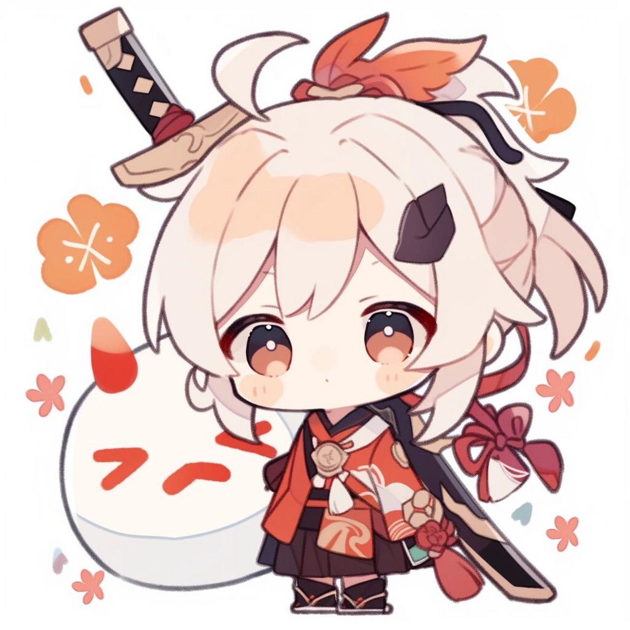 原神|超可爱的枫原万叶 既然手边有树叶94 我可以为你吹奏一曲 如何