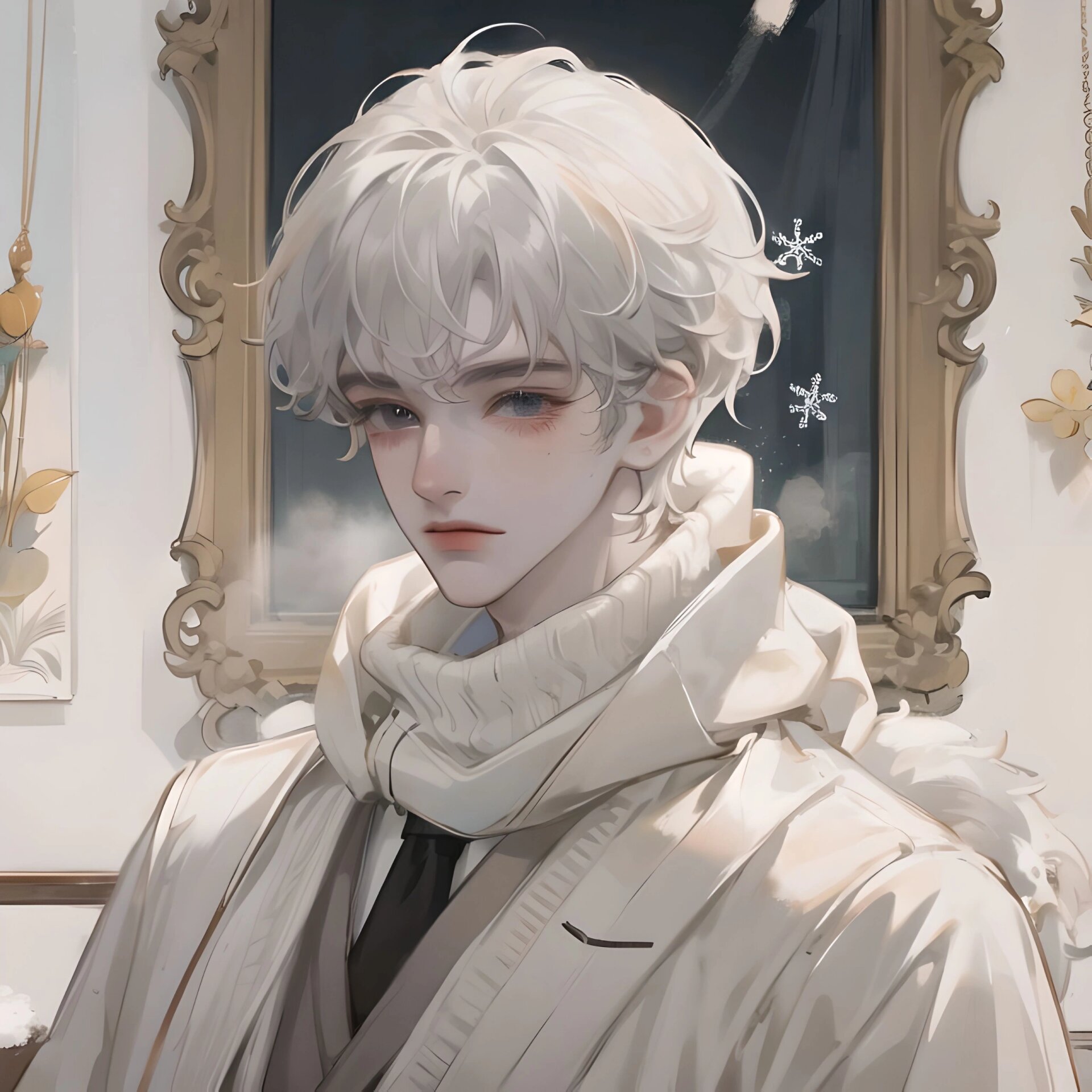 风雪夜归人|男生头像