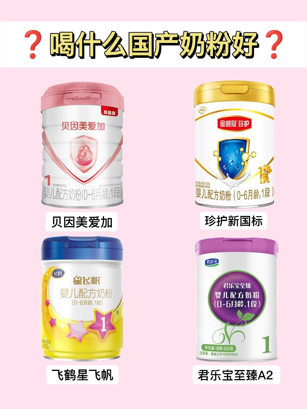 新生儿喝什么国产奶粉好71