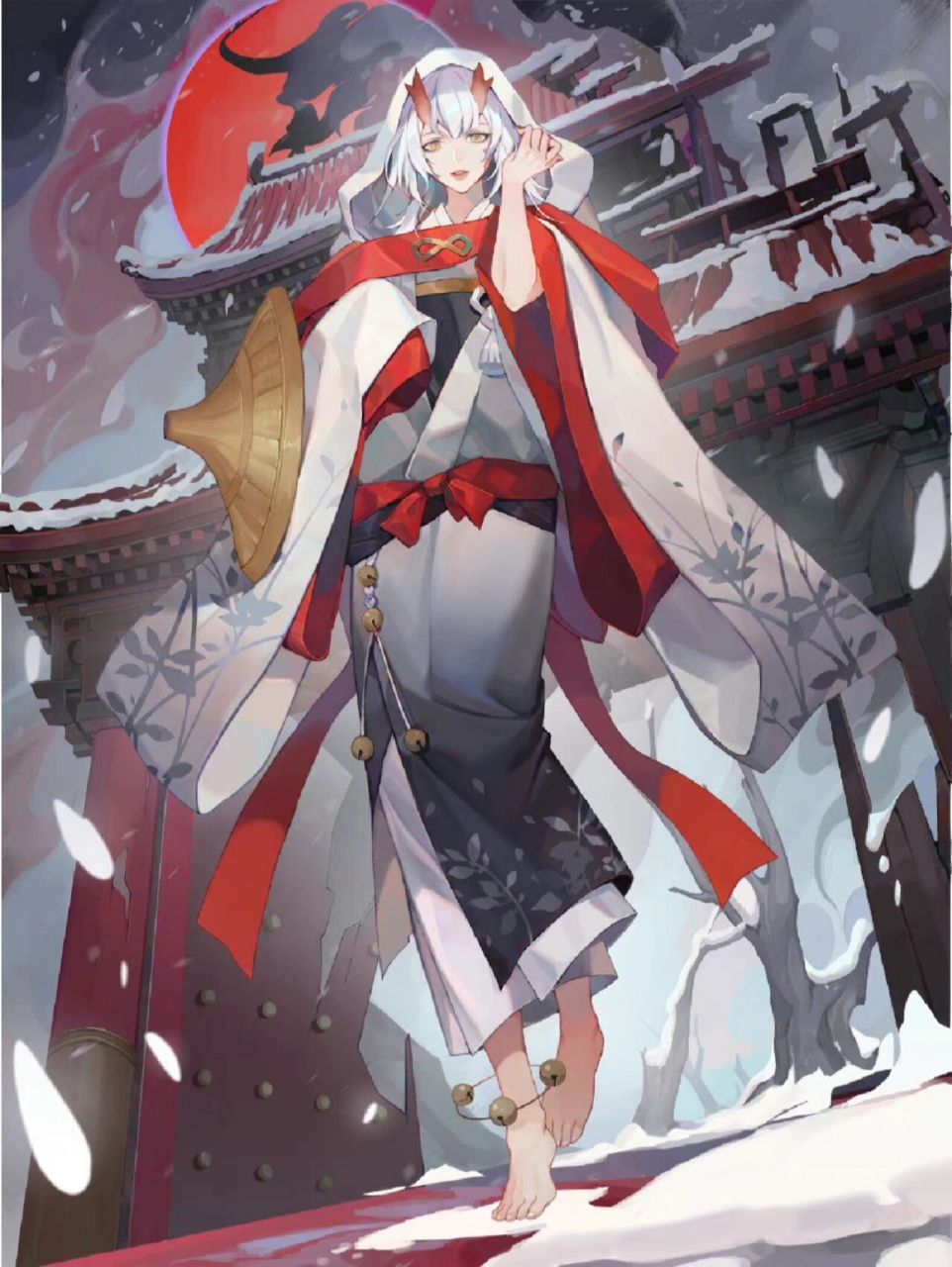 阴阳师|壁纸|茨木童子