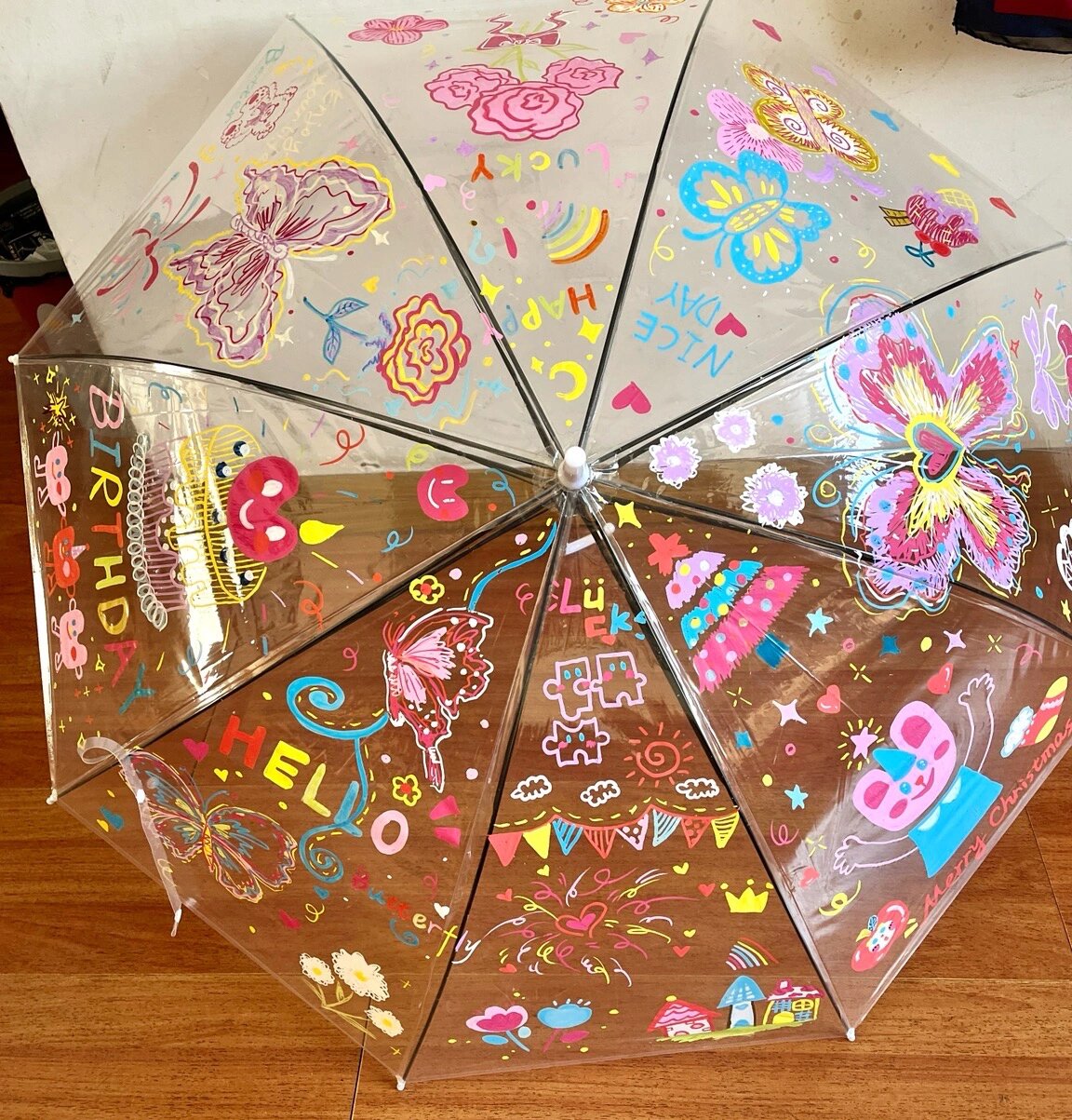 画一把少女心雨伞!