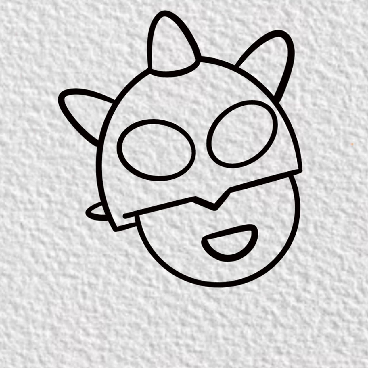 简笔画|【蜡笔小新】(附过程) 04 04 04 【它叫野原小白!