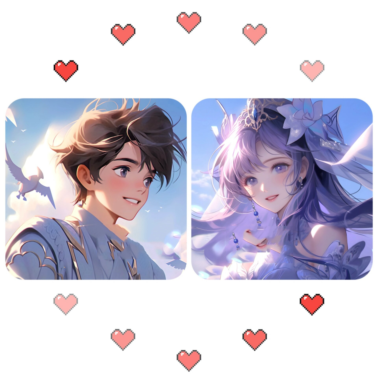 王者情侣头像|永不止息的爱 大乔&孙策 奇迹,源自守护她的心 奇迹,源