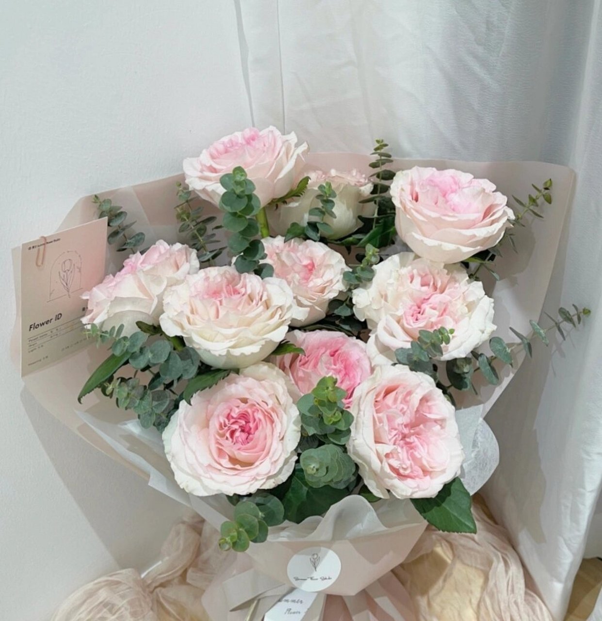 洛神花束 洛神花语:是心上人,云在天上,你在心上.