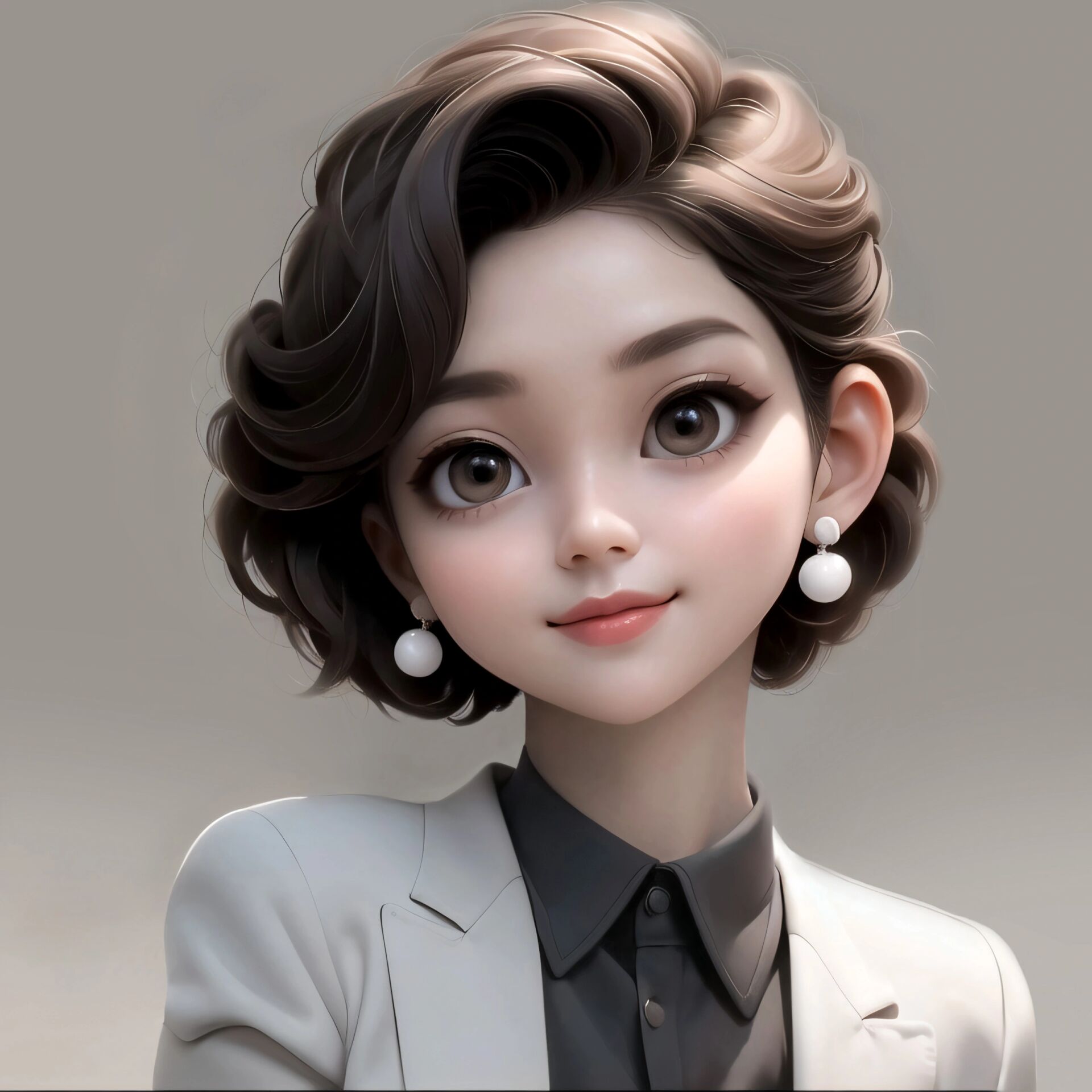 女生头像职业装系1