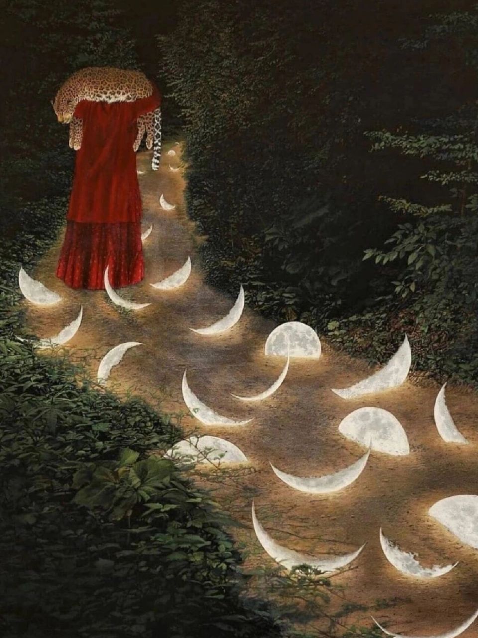 今天你看画了吗|月亮坠落了1000次93999091 《月亮坠落一千次