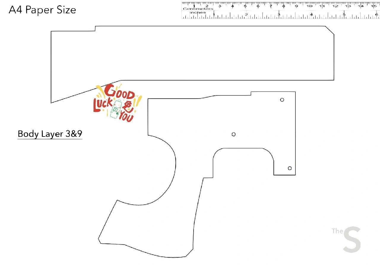 手工diy纸板做awm图纸
