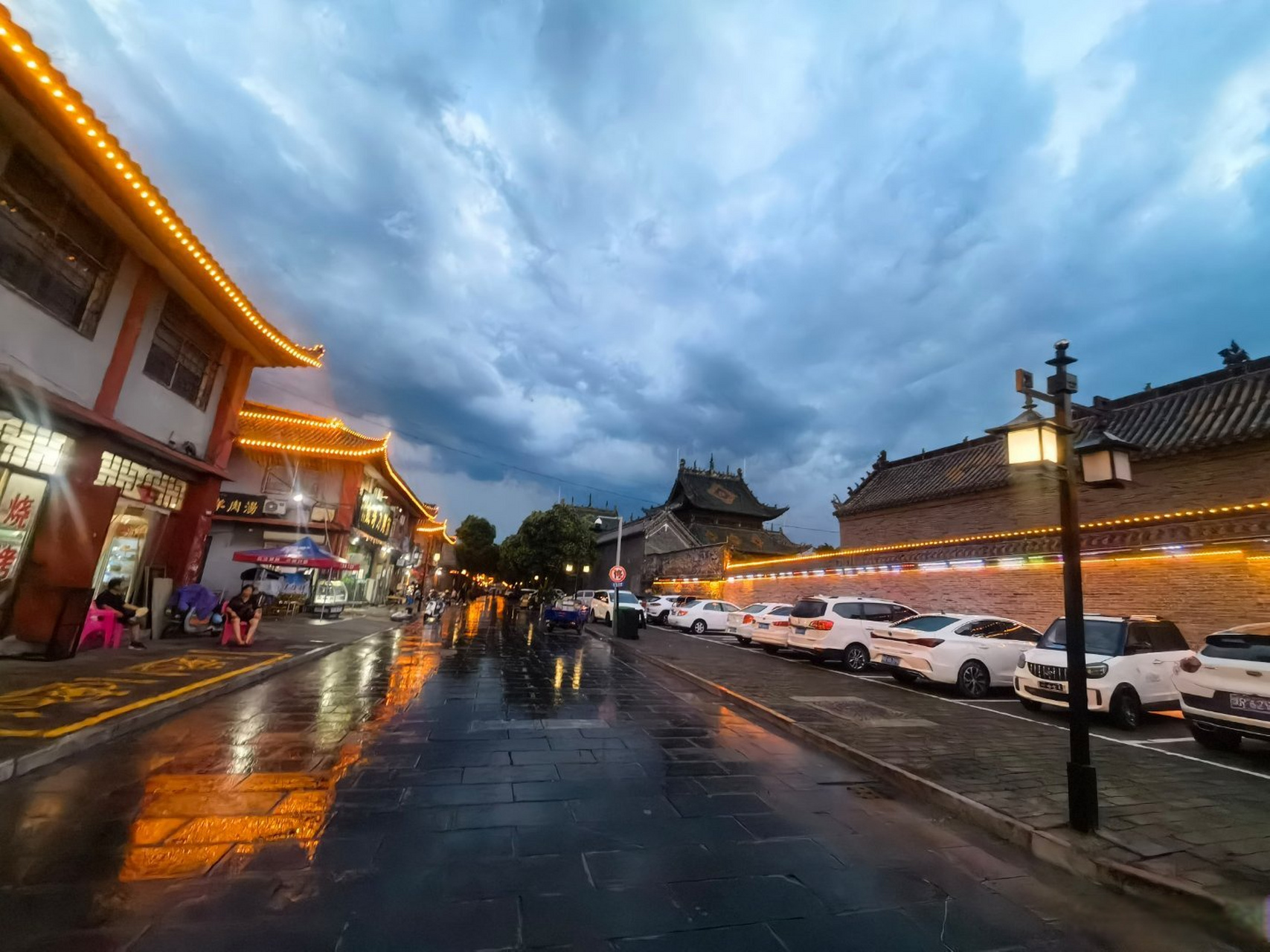 社旗县赊店古镇之夜色