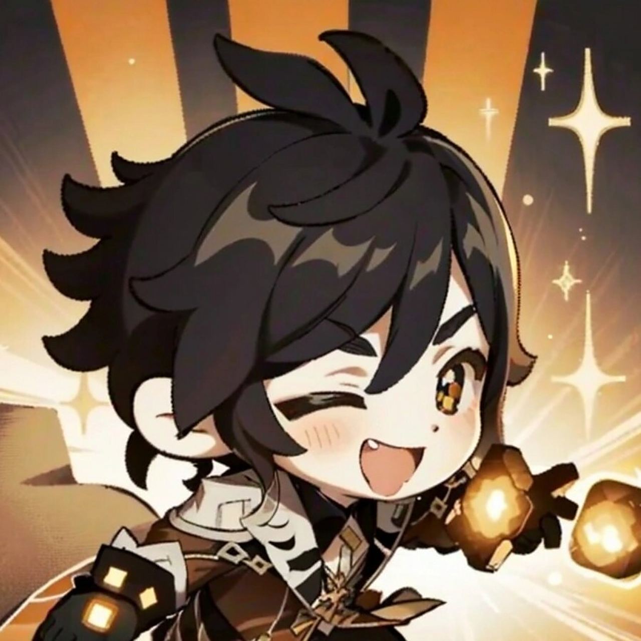 原神q版头像34:钟离