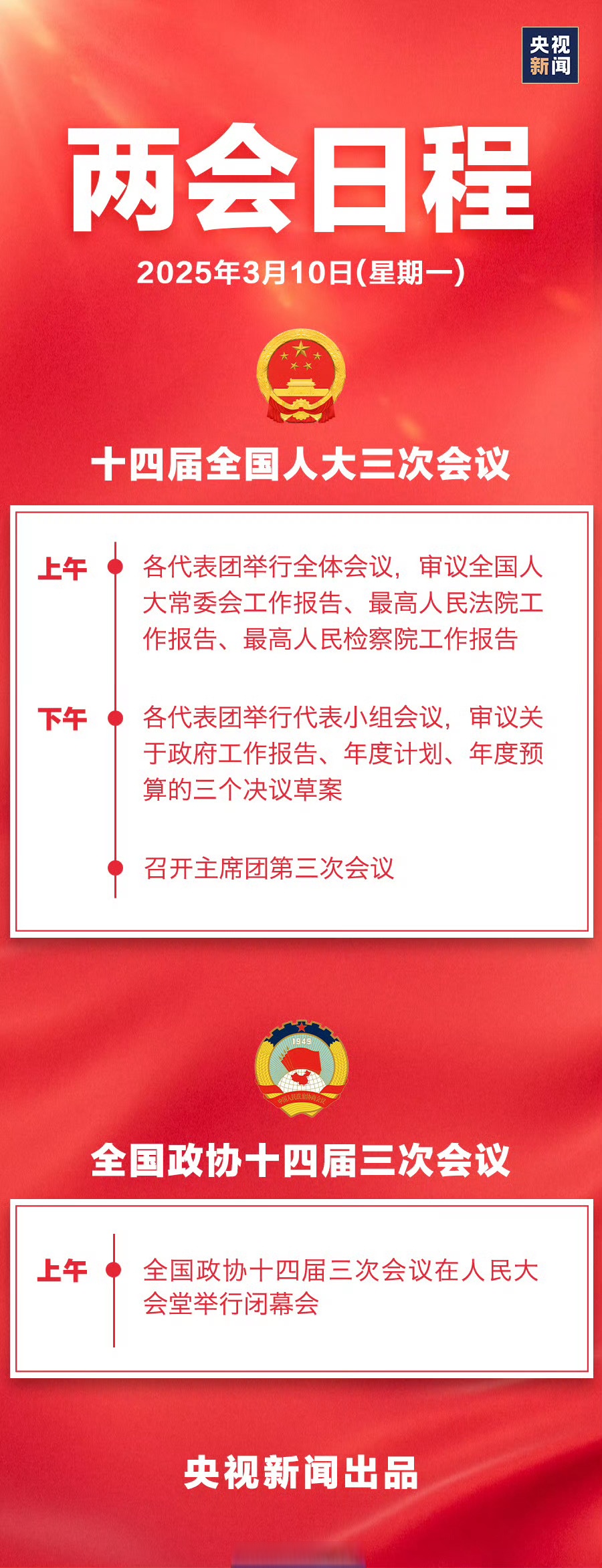 两会什么时间结束