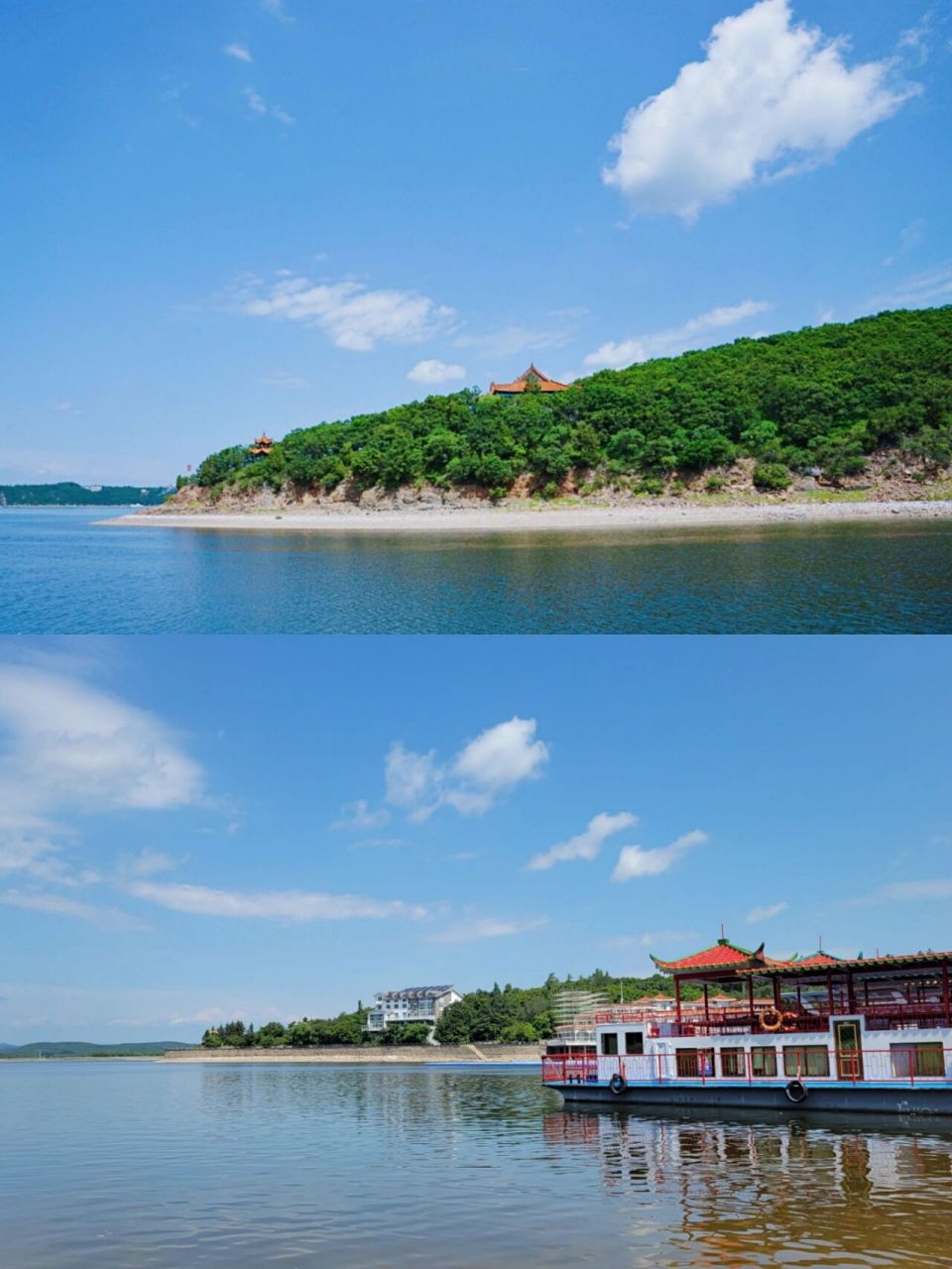 牡丹江‖镜泊湖旅游攻略 在镜泊湖,看瀑布跳水坐船眺望毛公山 终于