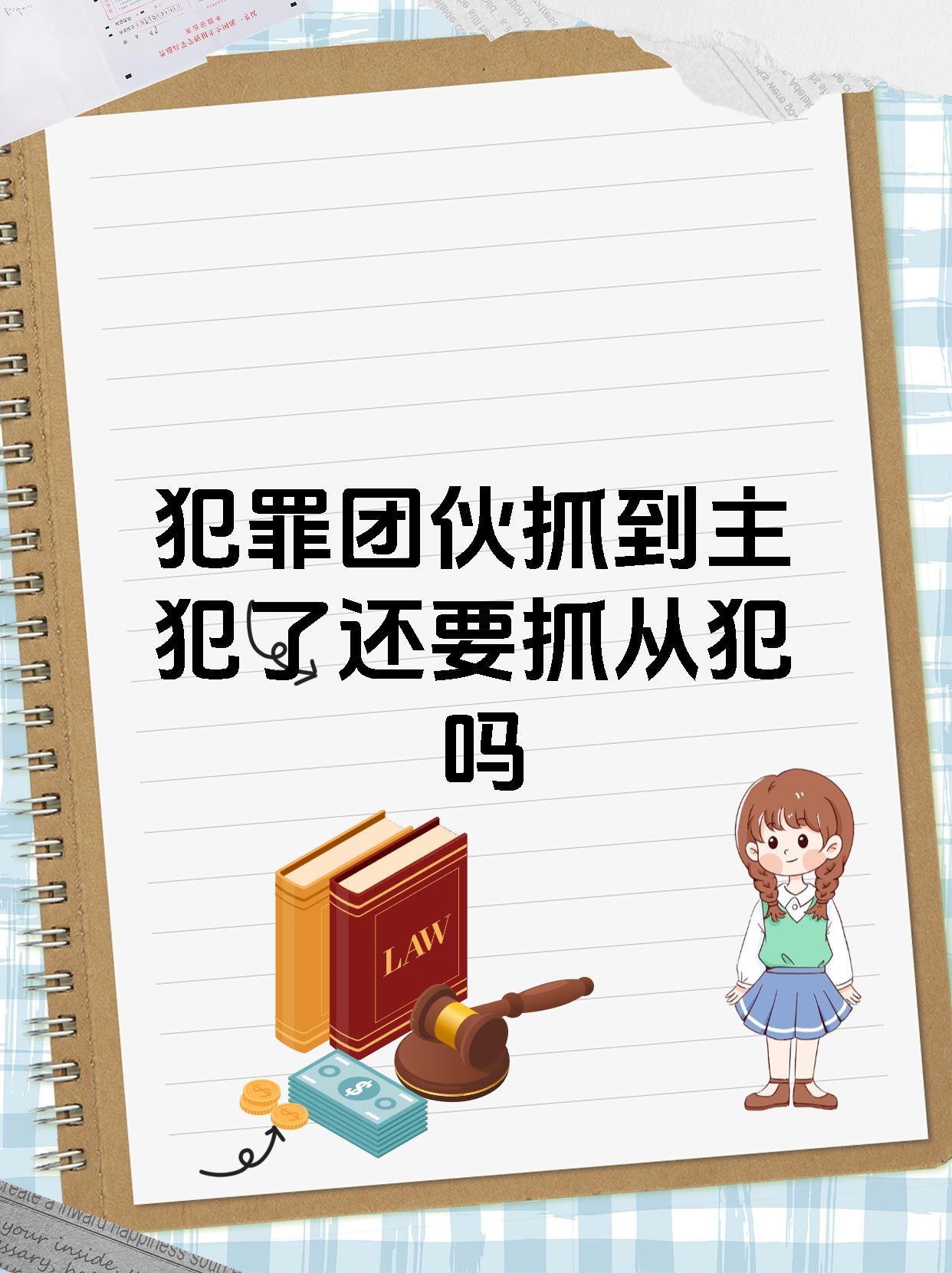 主犯被抓了为什么不抓从犯