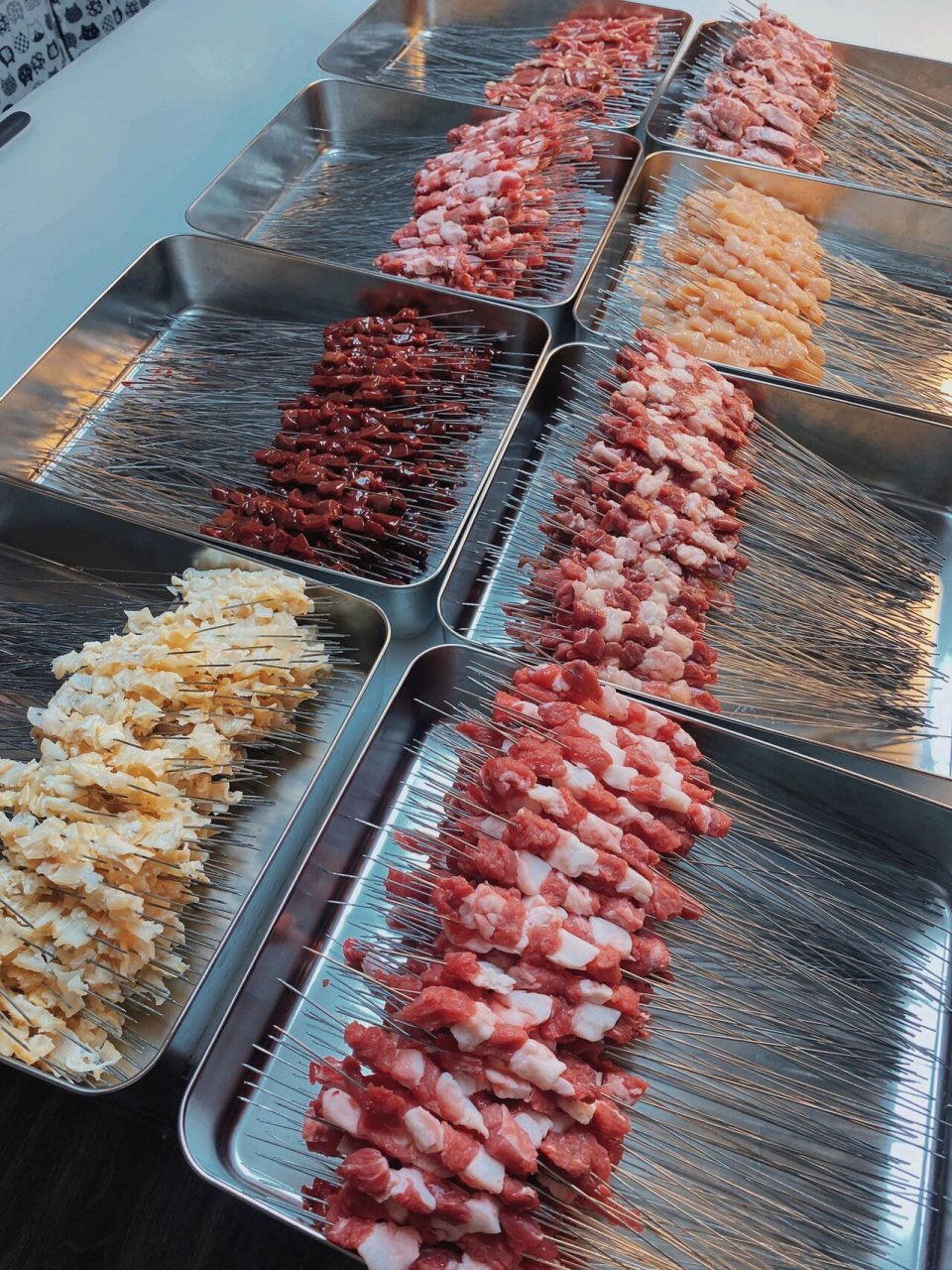 实现自制烧烤自由 东北铁签小串 家庭烧烤食材 鲜肉纯手工穿串 急冻