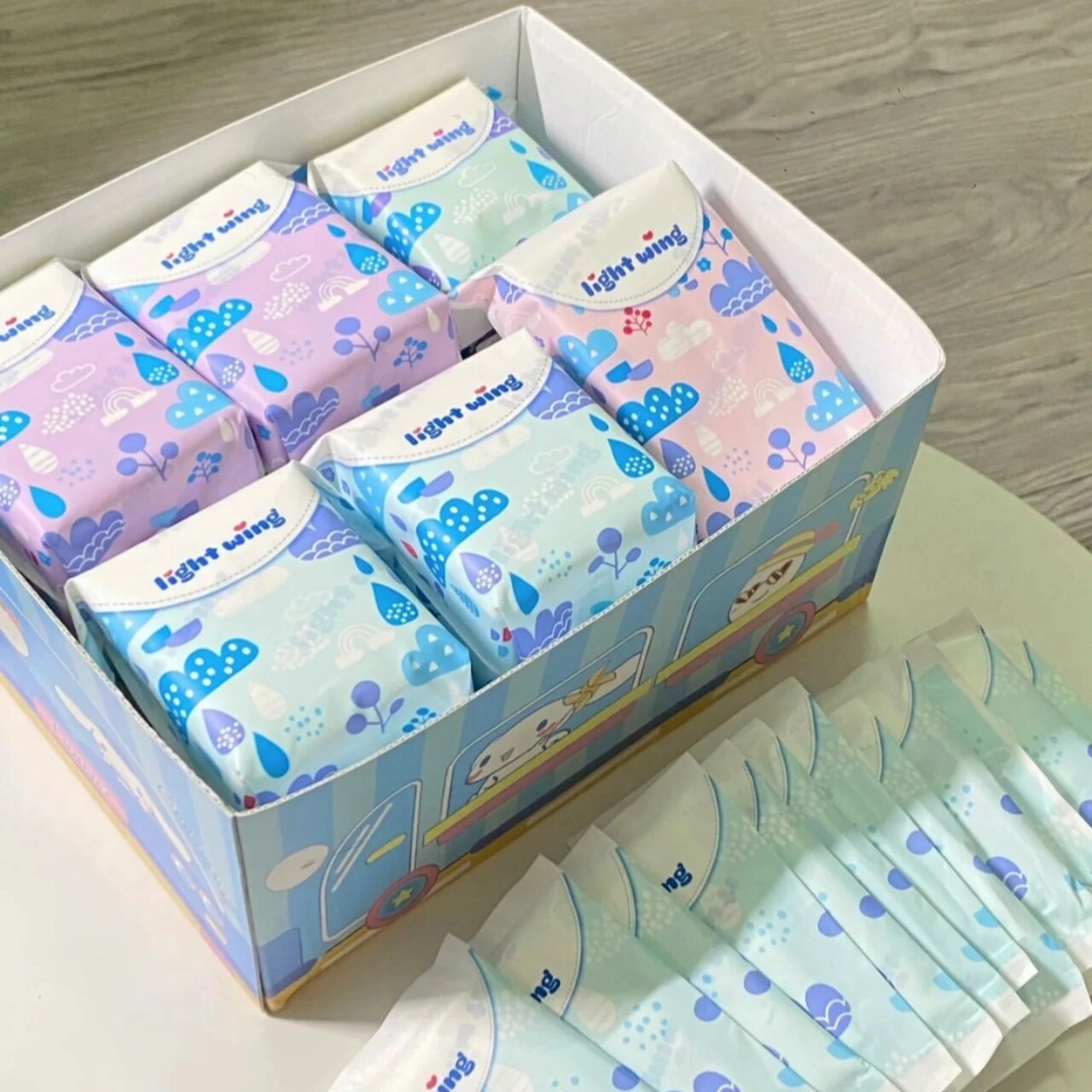 记录用过的卫生巾合集969696 她研社卫生巾新疆雪域天山棉 韩国
