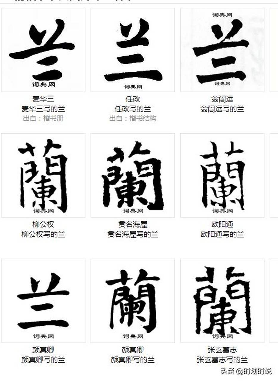 对兰字的解释,别越描越黑呀,看有没有更合理点的可能