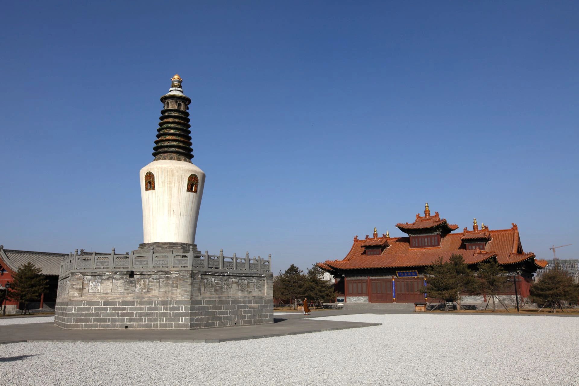 no662 元代白塔 山西大同 法华寺   大同市法华寺位于山西省大同市平