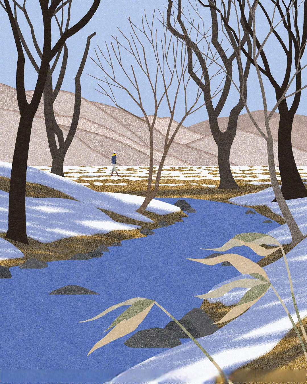 10月最后一天#日本插画师ryo takemasa的治愈系风景画作品,用明亮