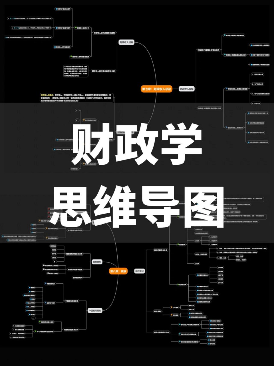 财政学思维导图陈共图片