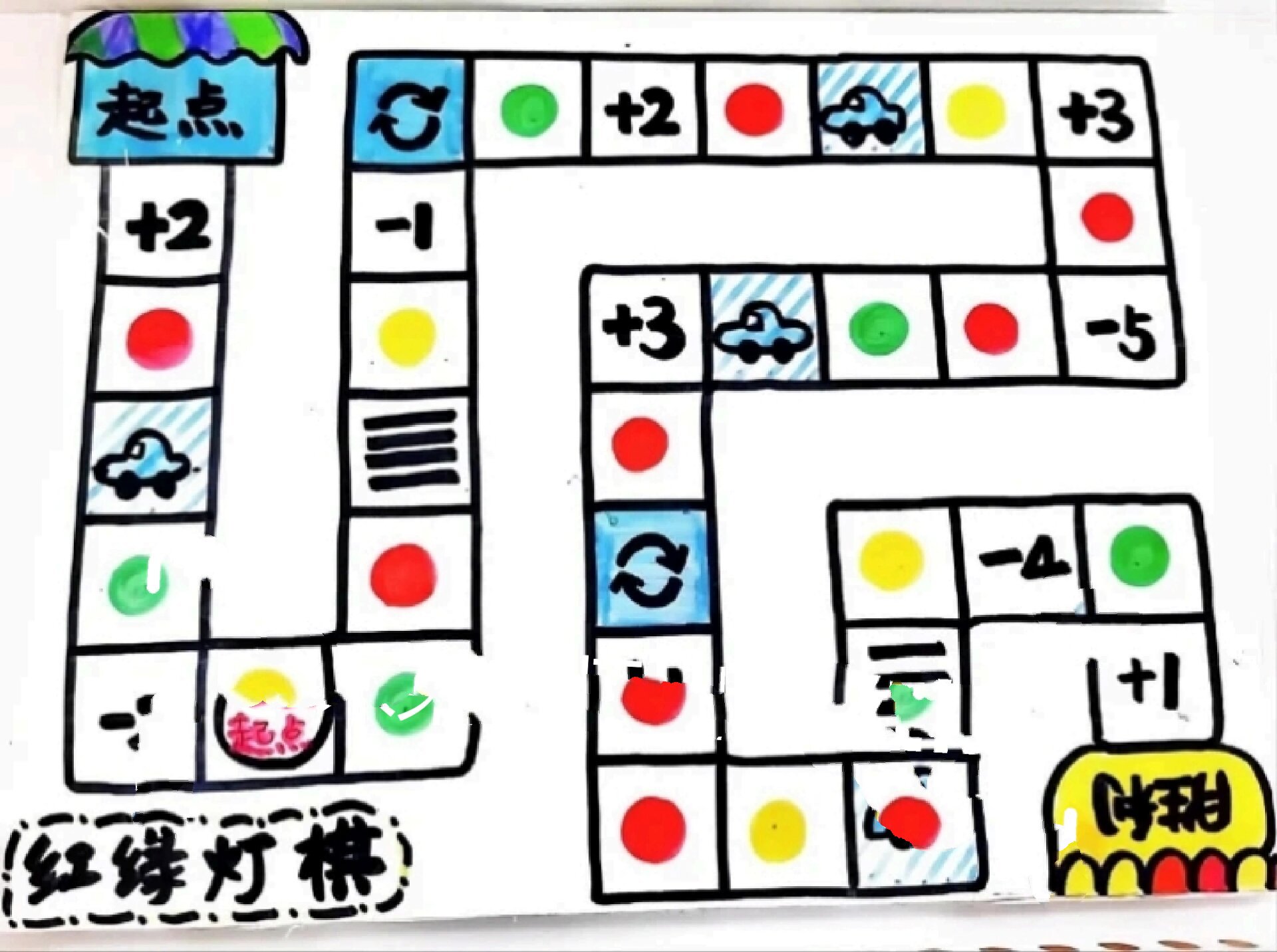 幼儿园益智区《棋类游戏》