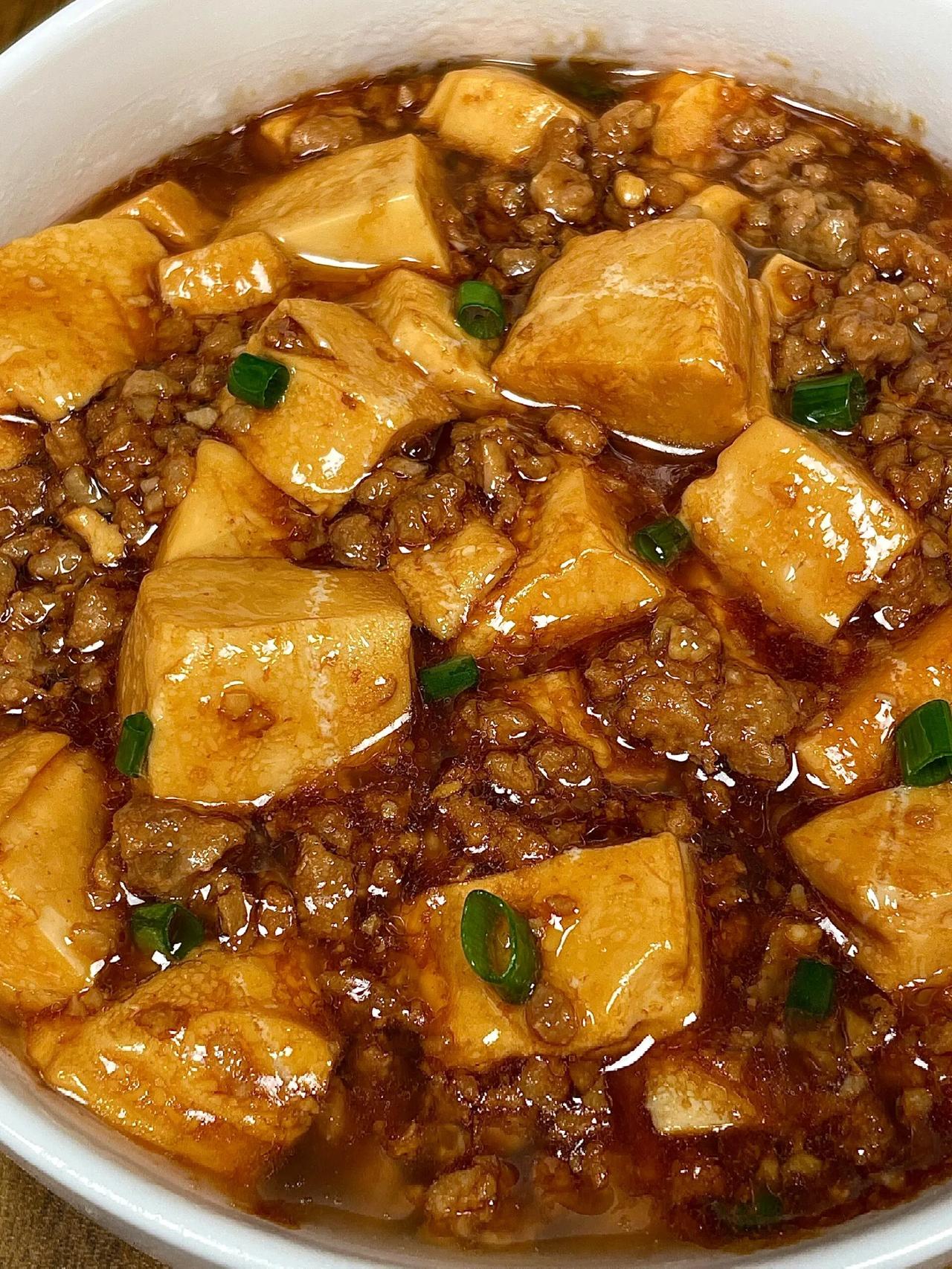 食材肉沫 豆腐 做法如图所示