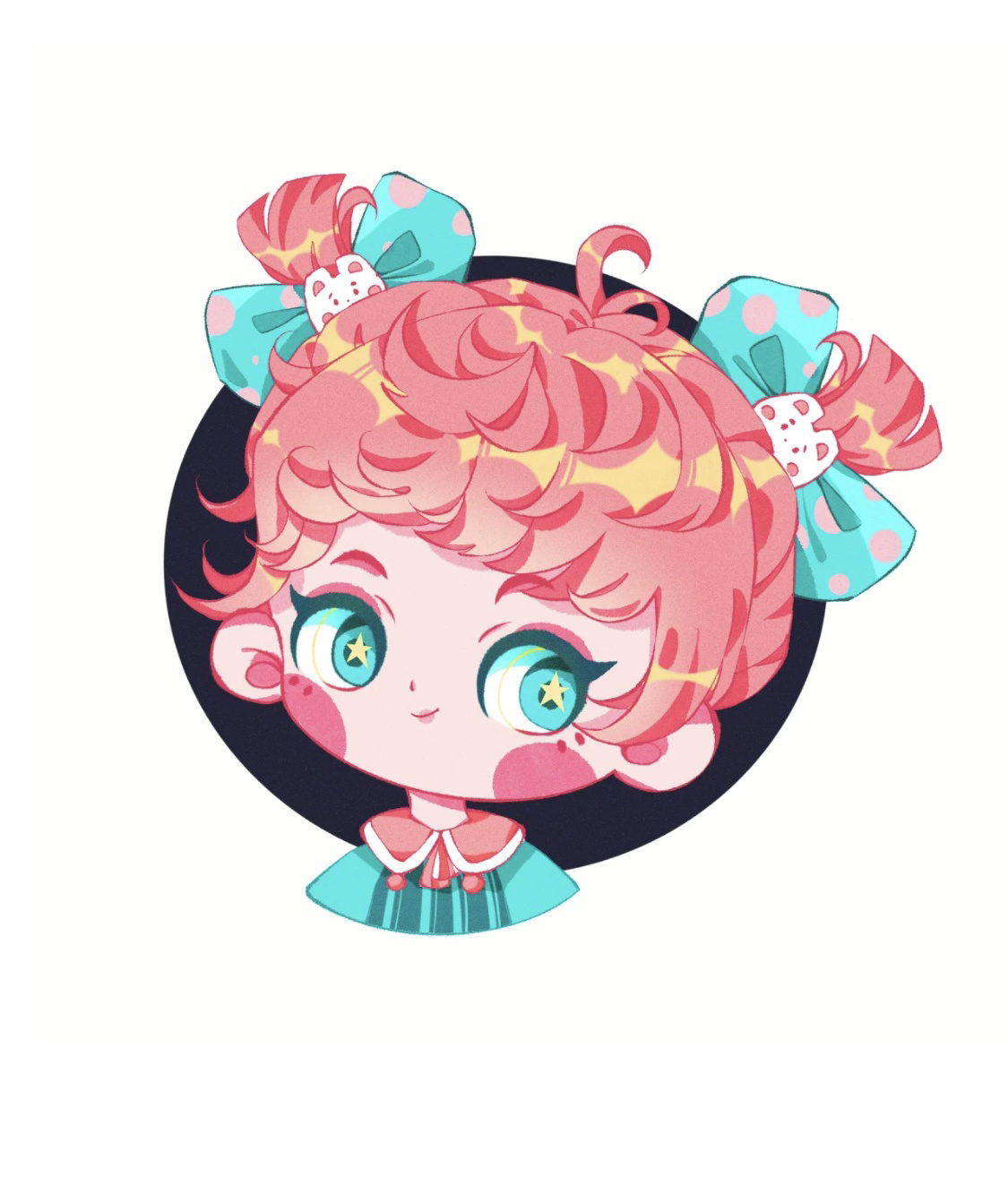 二次元漫画头像卡通漫画女生头像42     原作者 haha