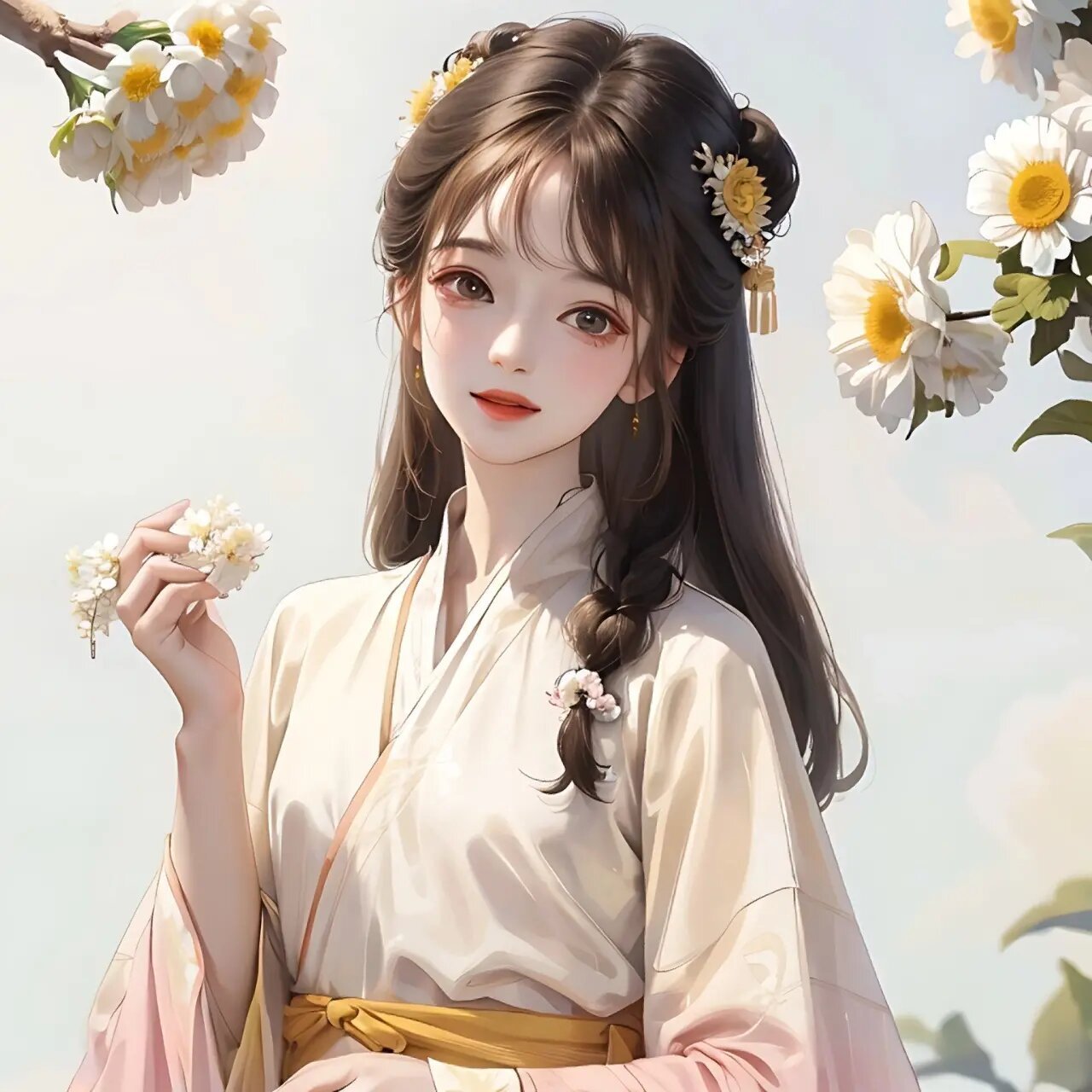 好看的女生头像95 "鲜花的浪漫和春日的心动,注定将是一场视觉盛宴"