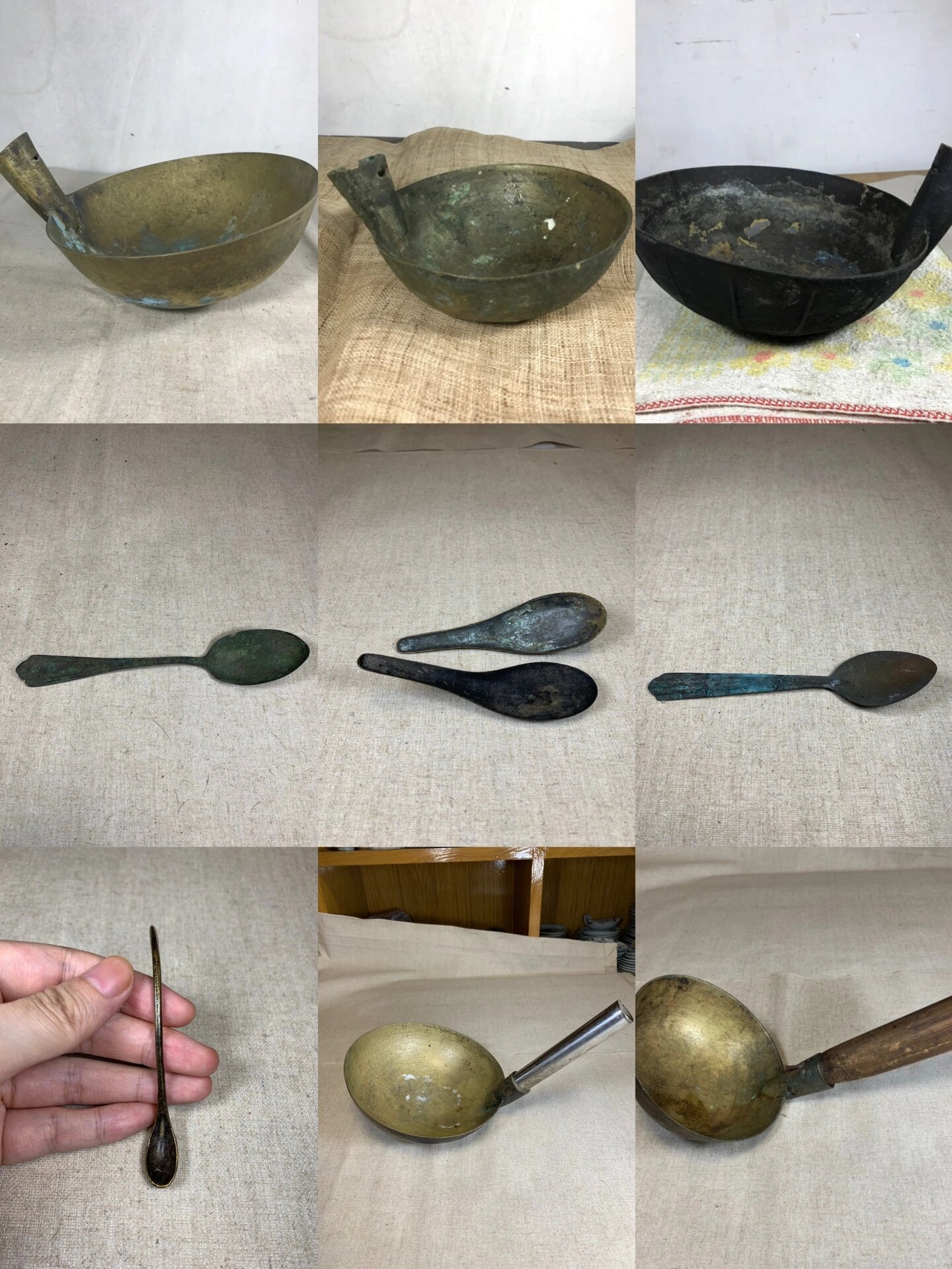 古董古玩收藏杂项清代铜勺勺子老铜