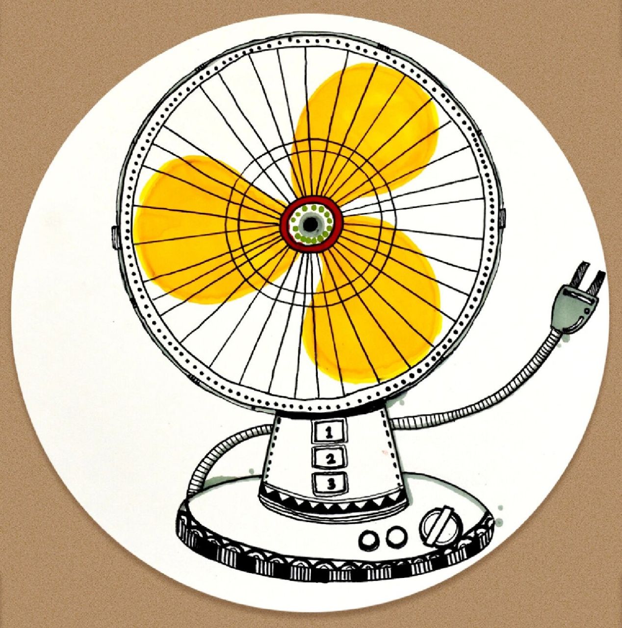 儿童画教程|夏日电风扇 【教学重难点】 97 ①了解电风扇的历史和