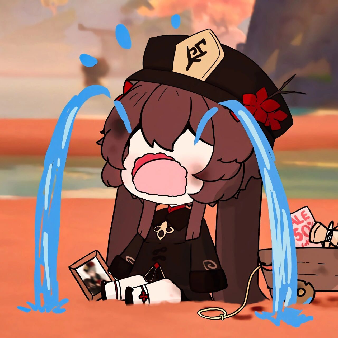 画师:celinepizza丨原神 胡桃头像