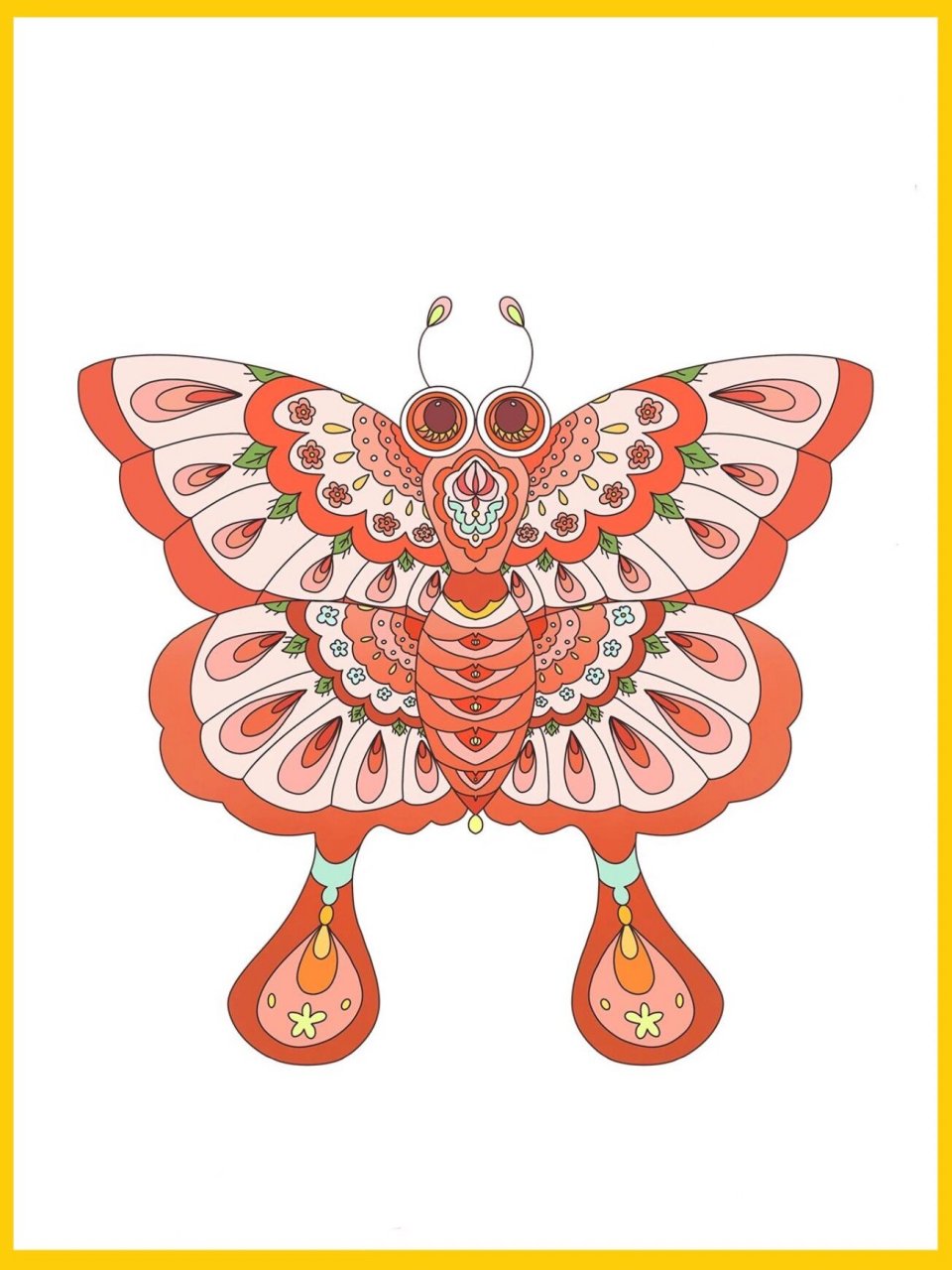 《画风筝》儿童画素材|风筝简笔画分享09 持续分享美术资源7815