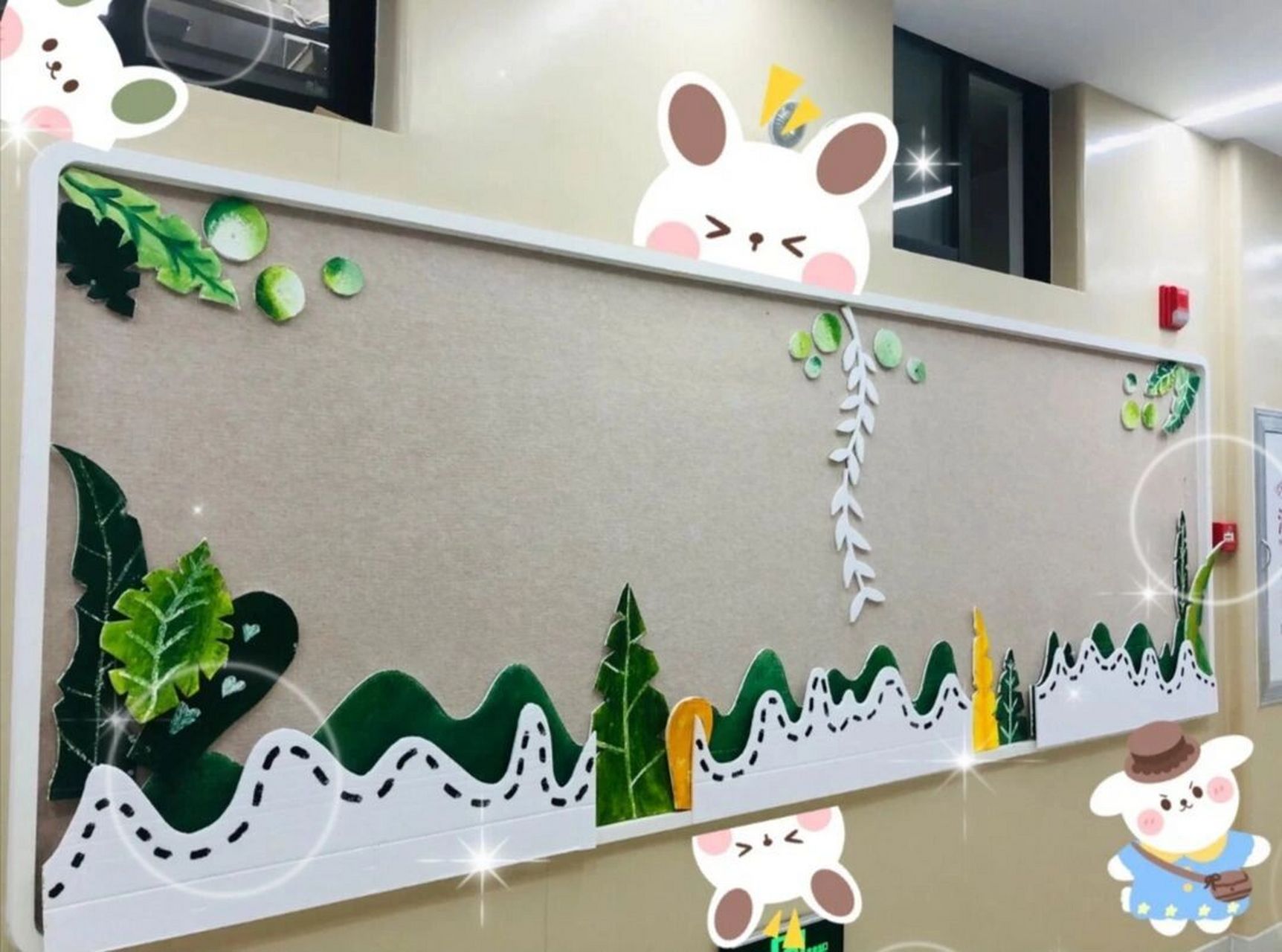 幼儿园森林主题环创7815 99森林恐龙风主题幼儿园环境布置 99