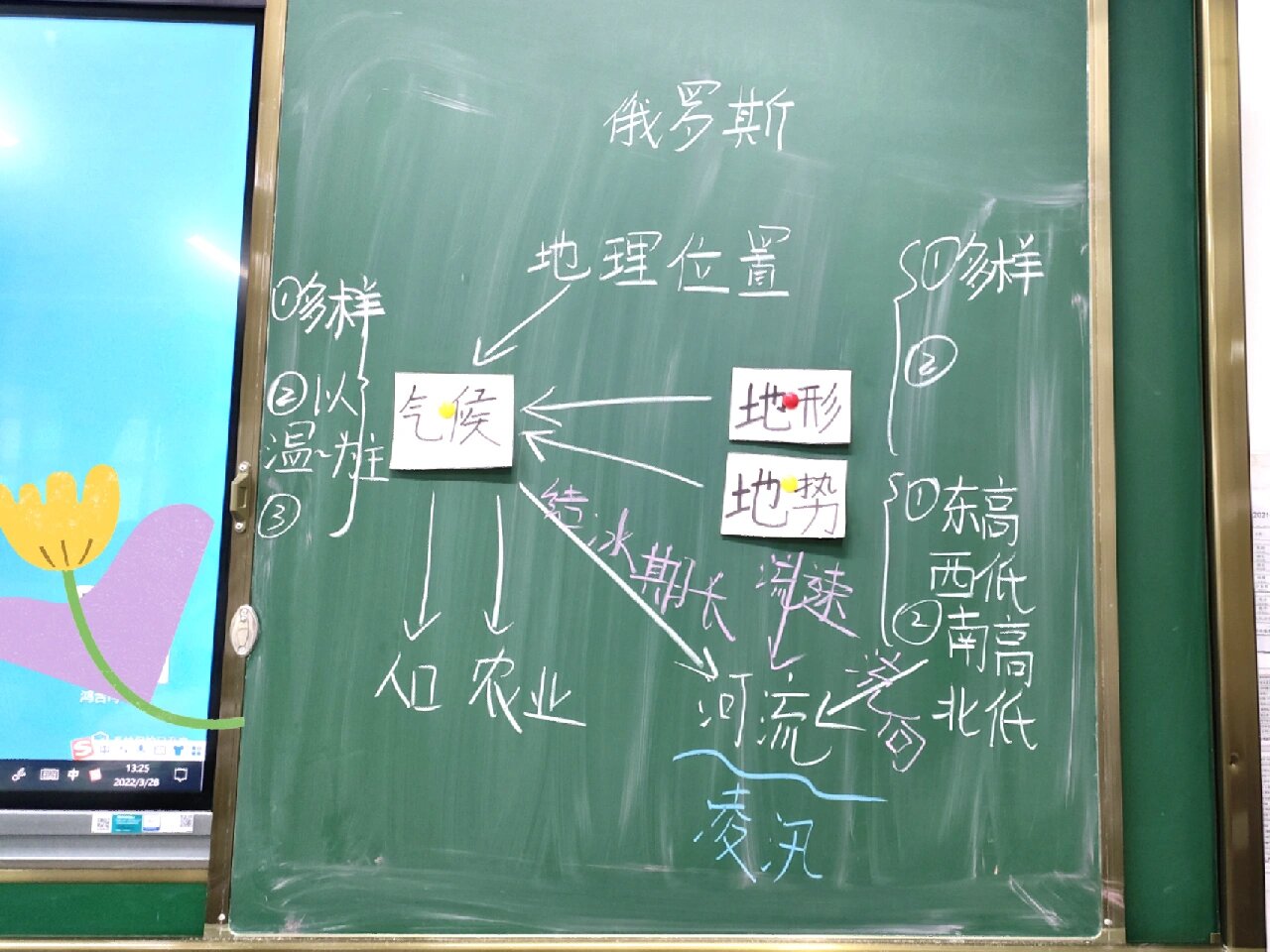 七年级地理下册板书(七年级下册地理复习资料)  第2张